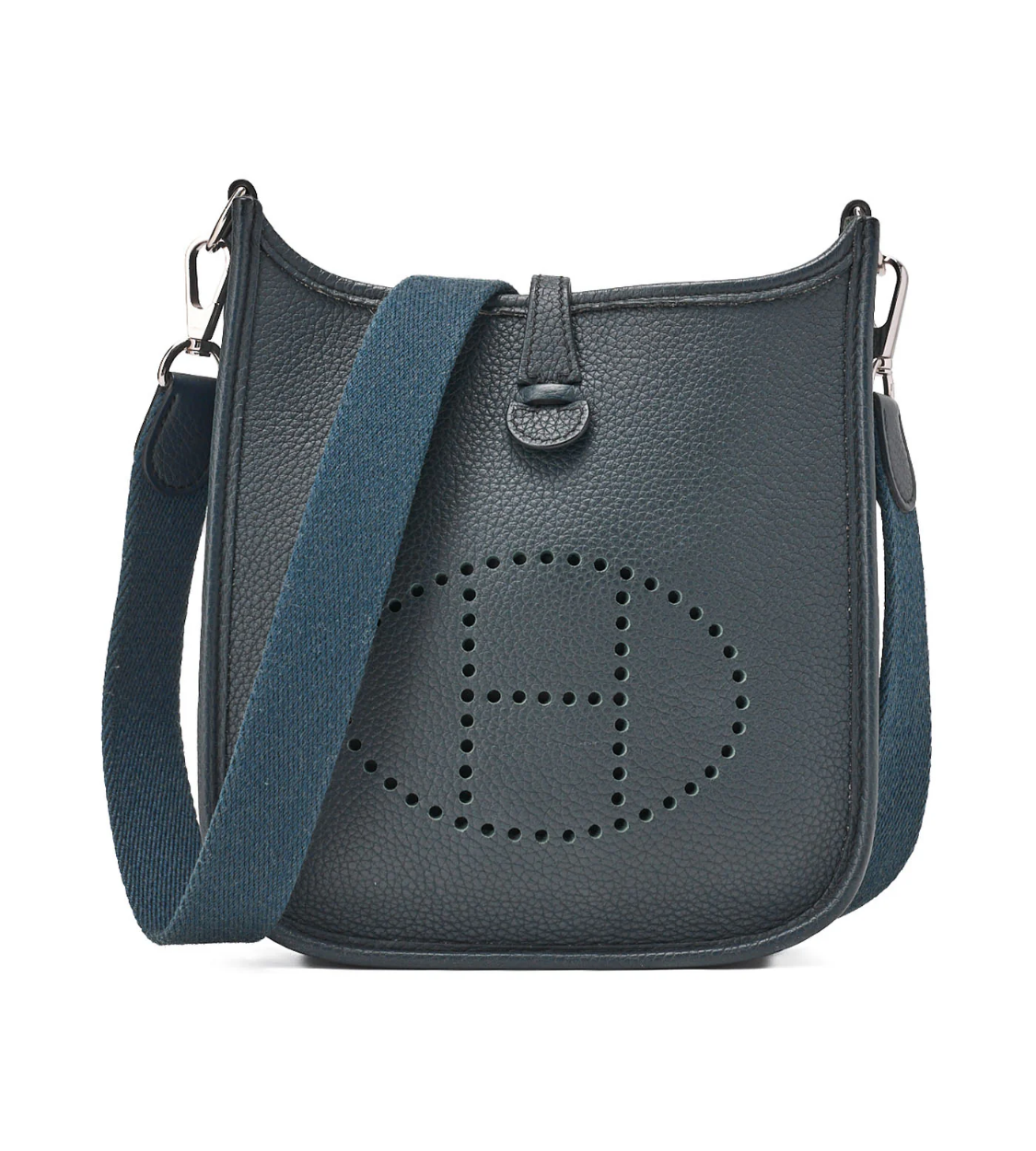 HERMES Evelyn Tryon Clemence Blue Orage