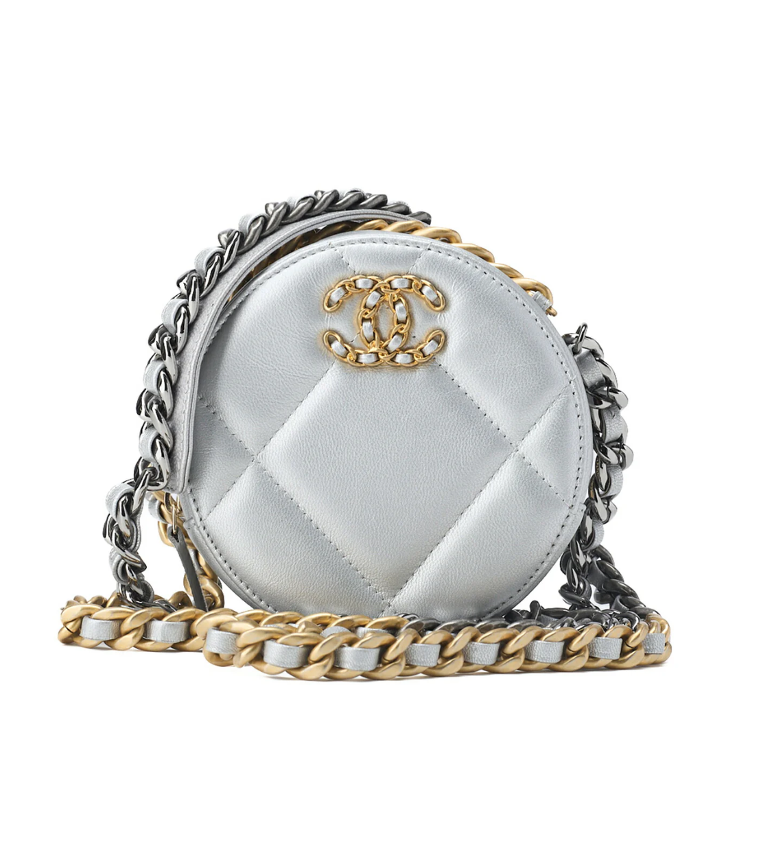 CHANEL 19 Matelasse Lambskin Chain Shoulder Bag