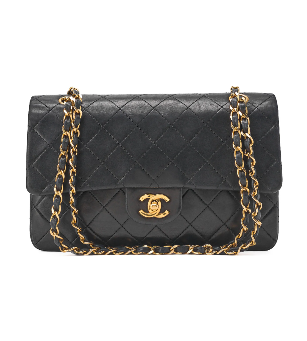 CHANEL Double Flap Chain Shoulder Bag