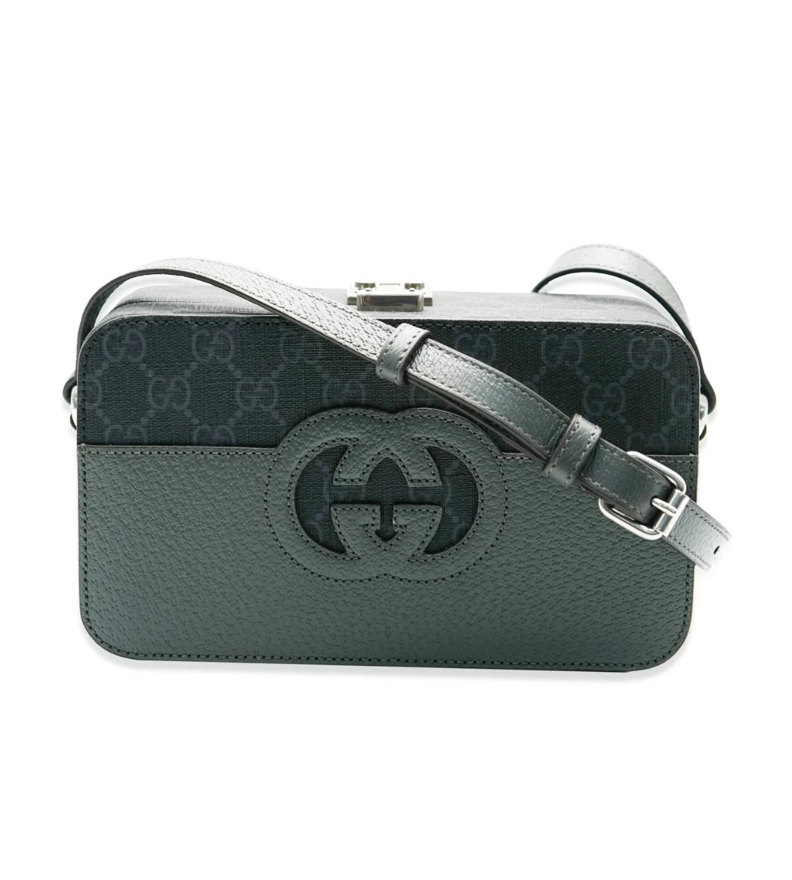 GUCCI GG Supreme Interlocking Shoulder Bag