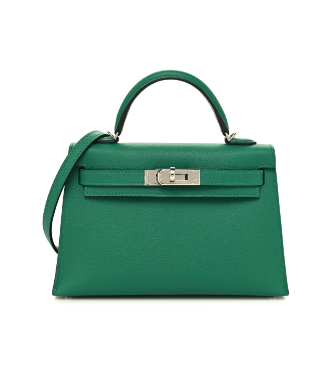 HERMES Mini Kelly Do Vert Vertigo Epsom