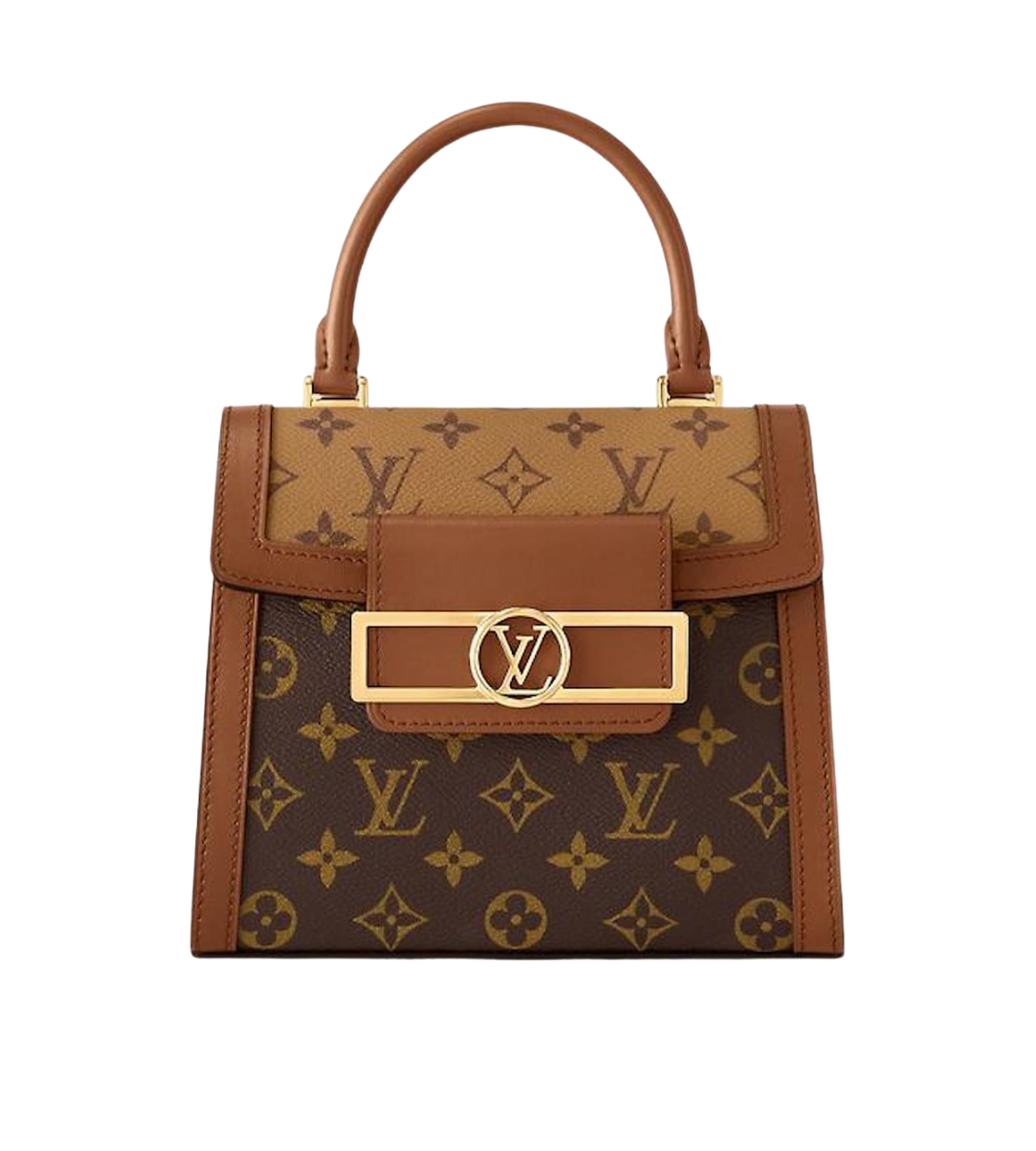 LOUIS VUITTON Dauphine Capital Noir Monogram Reverse Canvas
