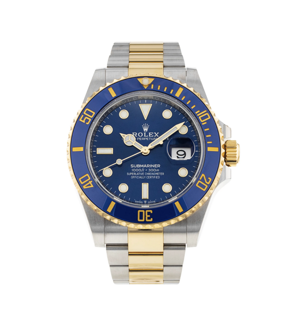 ROLEX Submariner-Date 41mm Stainless Steel/Yellow Gold Blue Dial