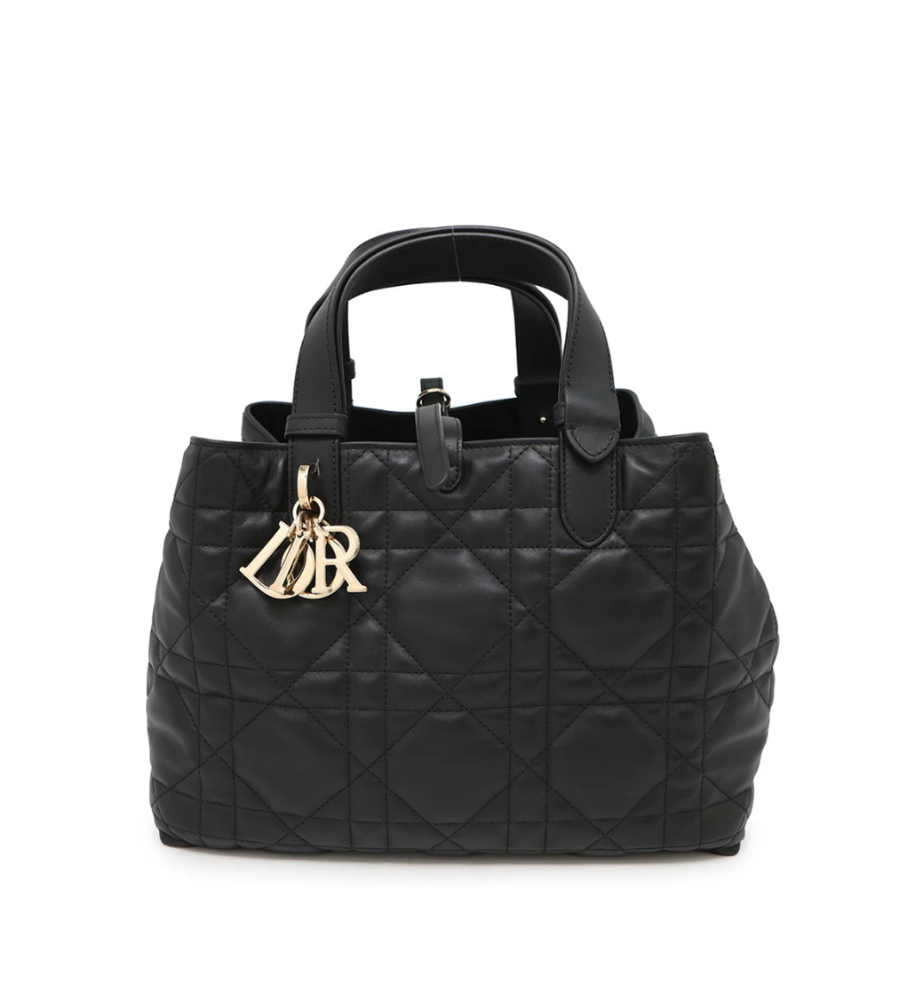DIOR To Jules Macrocannage Black Calf Leather