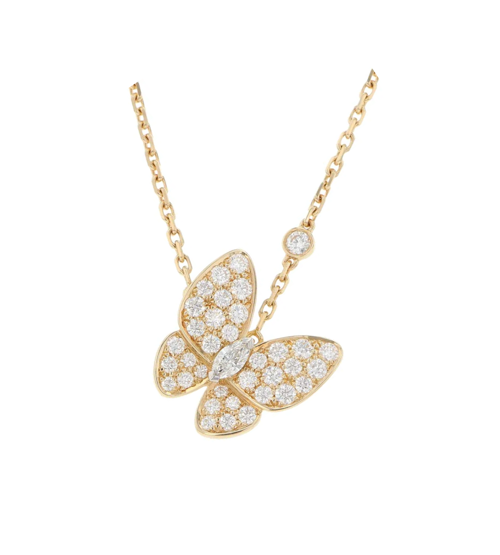 Van Cleef & Arpels Do Papillon 18K Yellow Gold Pendant