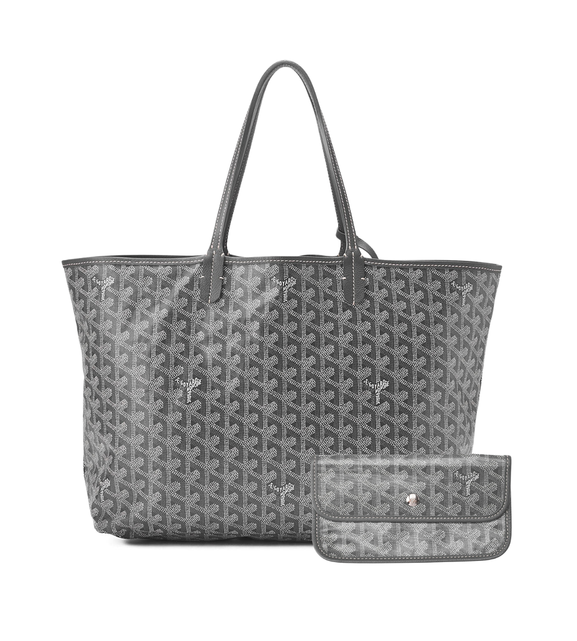 GOYARD Saint Louis PM Tote Bag in Gray
