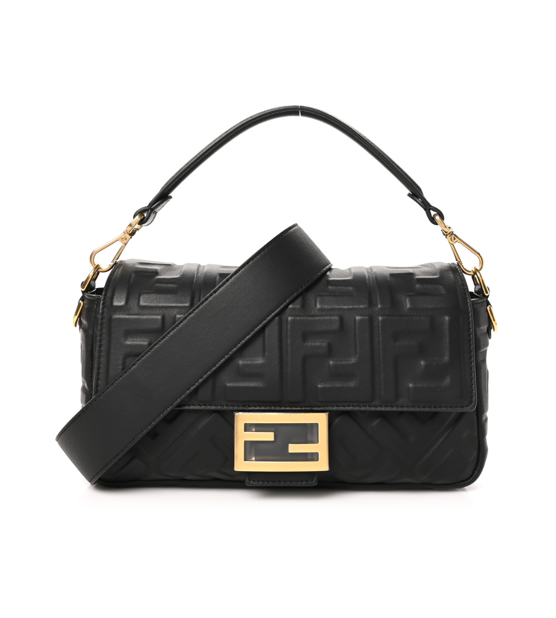FENDI Baguette FF Lambskin