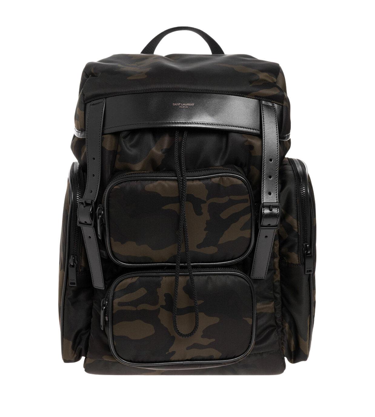 SAINT LAURENT Hunt Camouflage Nylon Backpack