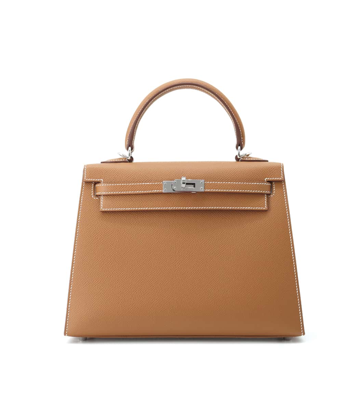 HERMES Kelly 25 Sellier Gold Epsom