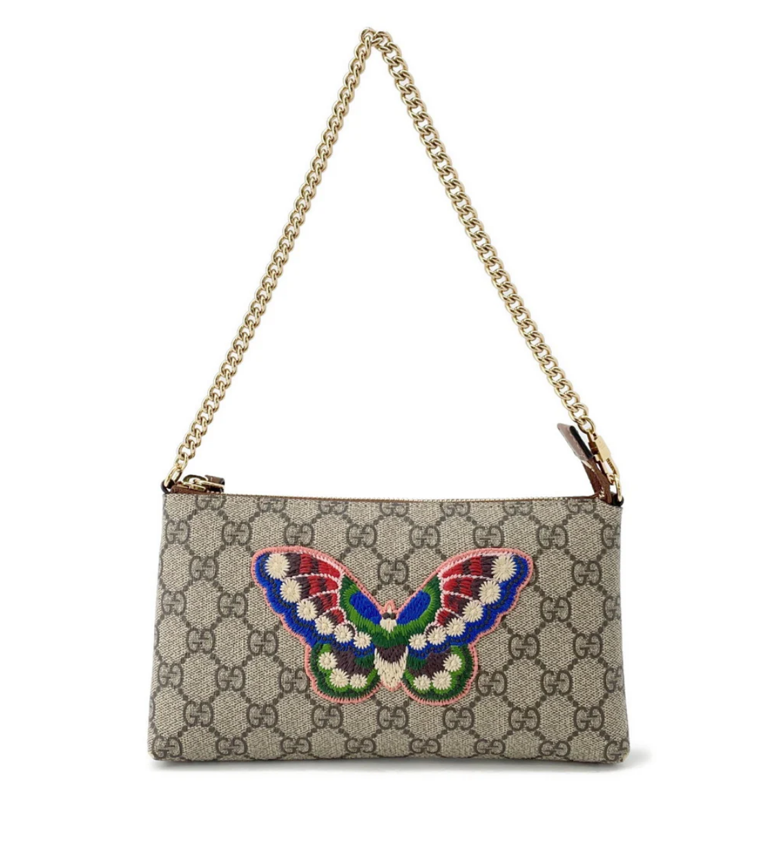GUCCI GG Supreme Holiday Chain Pouch
