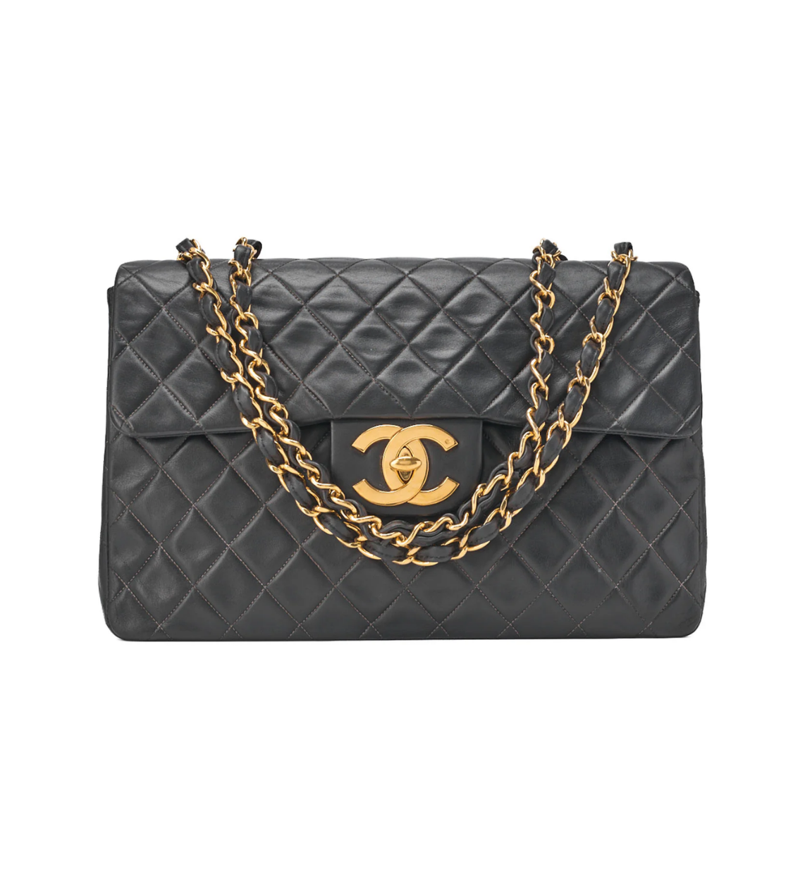 CHANEL Deca Matelassé Turnlock Single Flap Lambskin