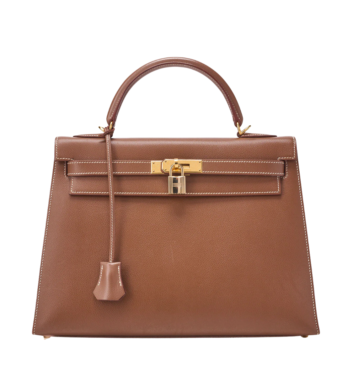 HERMES Kelly 32 External Gulliver Brown