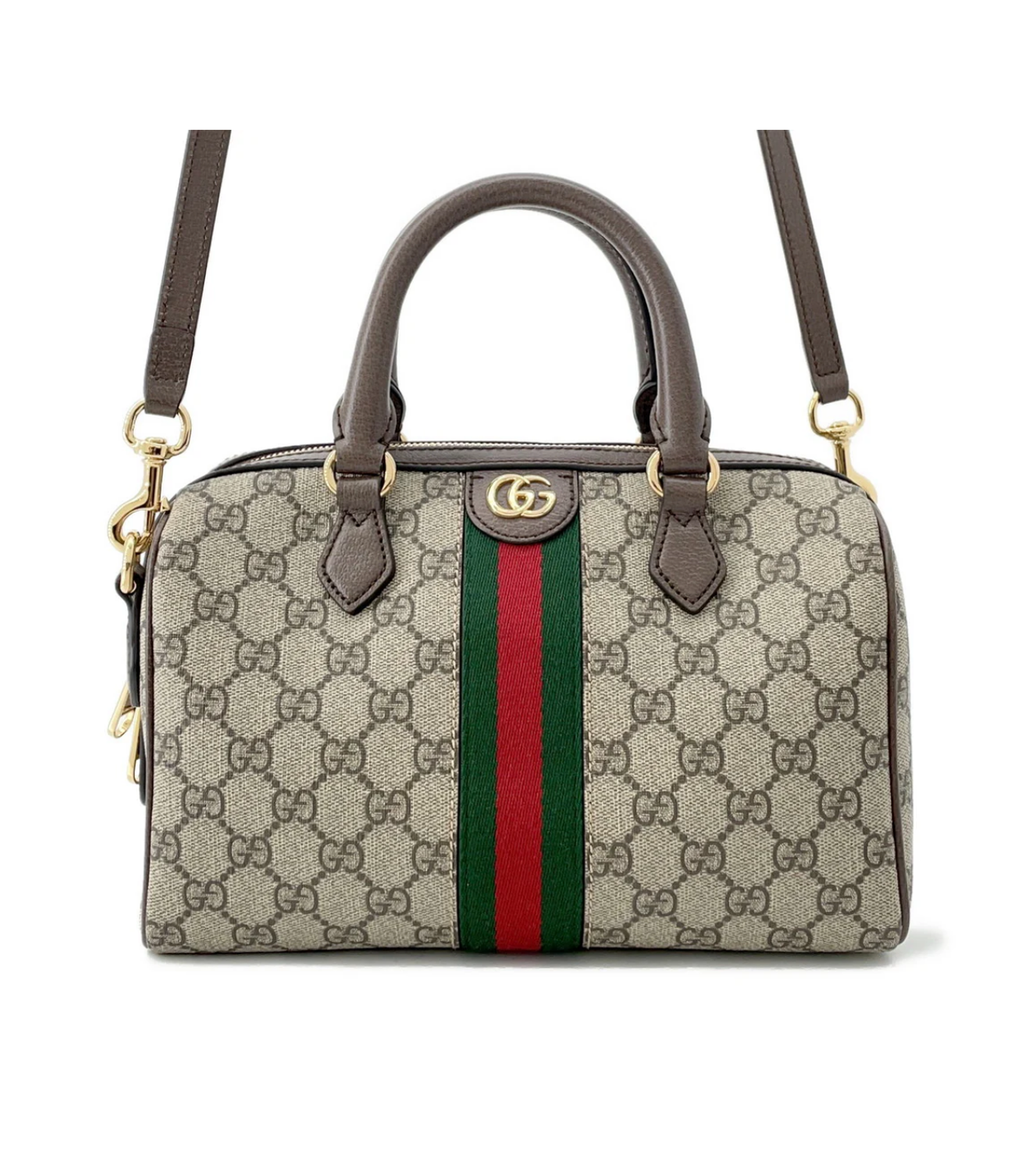 GUCCI Ophidia GG Supreme Boston Medium Bag
