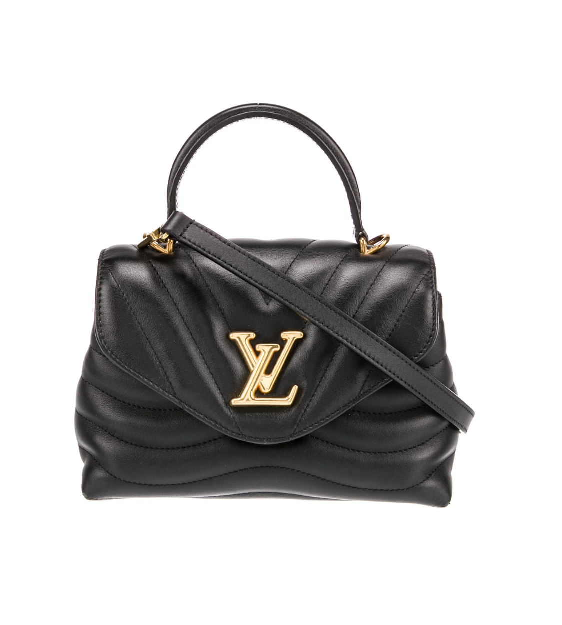 LOUIS VUITTON Hold Me Noir Leather Shoulder Bag