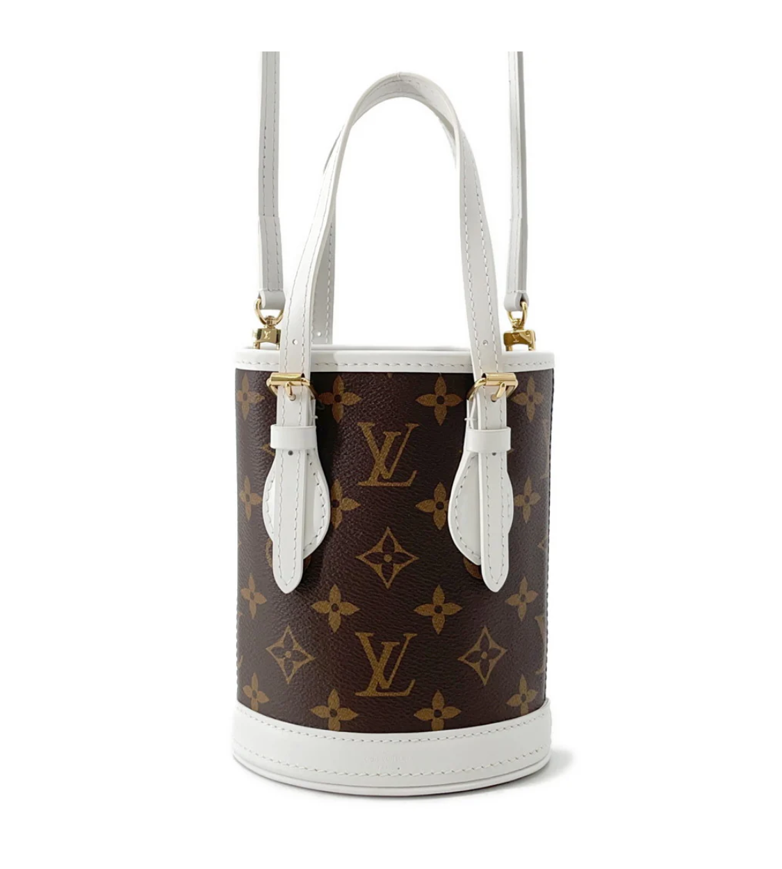 LOUIS VUITTON Nano Bucket Monogram Shoulder Bag