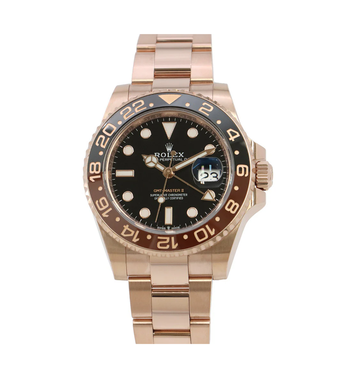 ROLEX GMT Master II 40mm Everose
