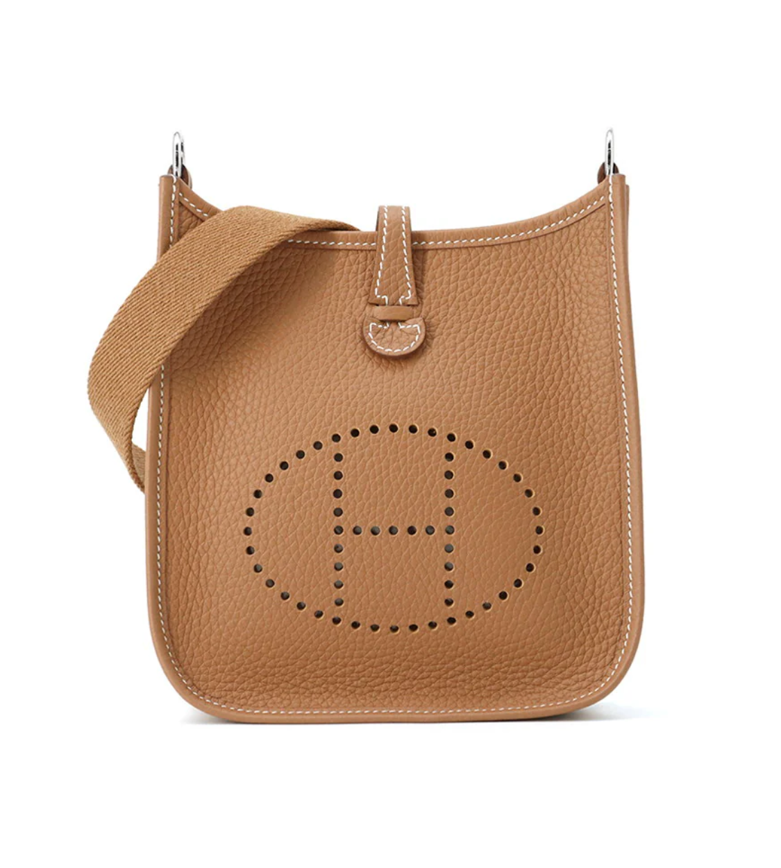 HERMES Evelyne Long Gold Taurillon Clemence