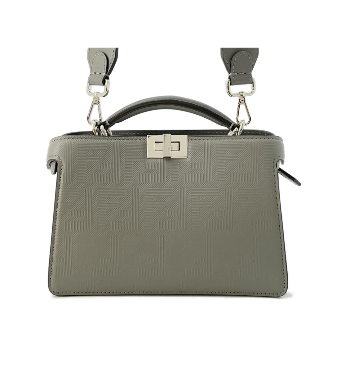 FENDI Peekaboo Shoulder Leather Bag
