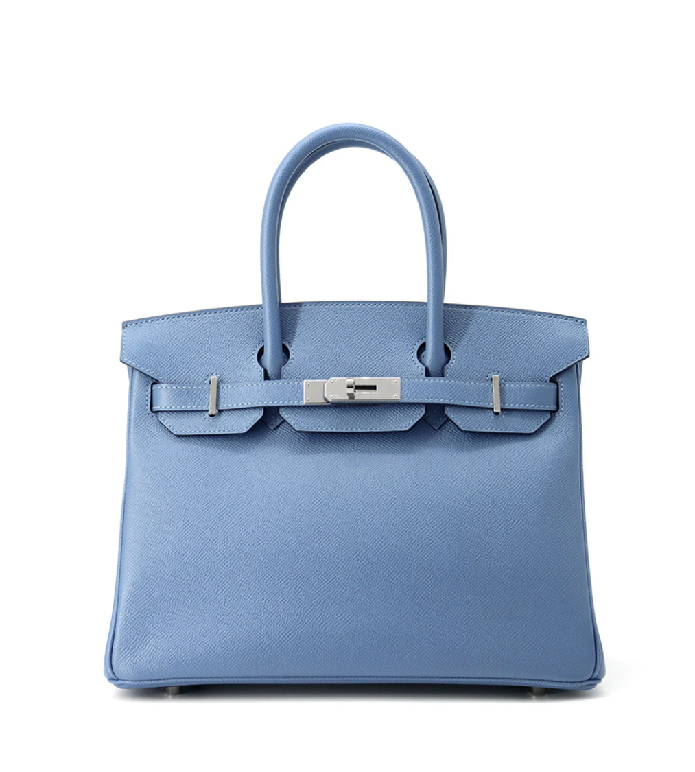 HERMES Birkin 30 Azur Epsom