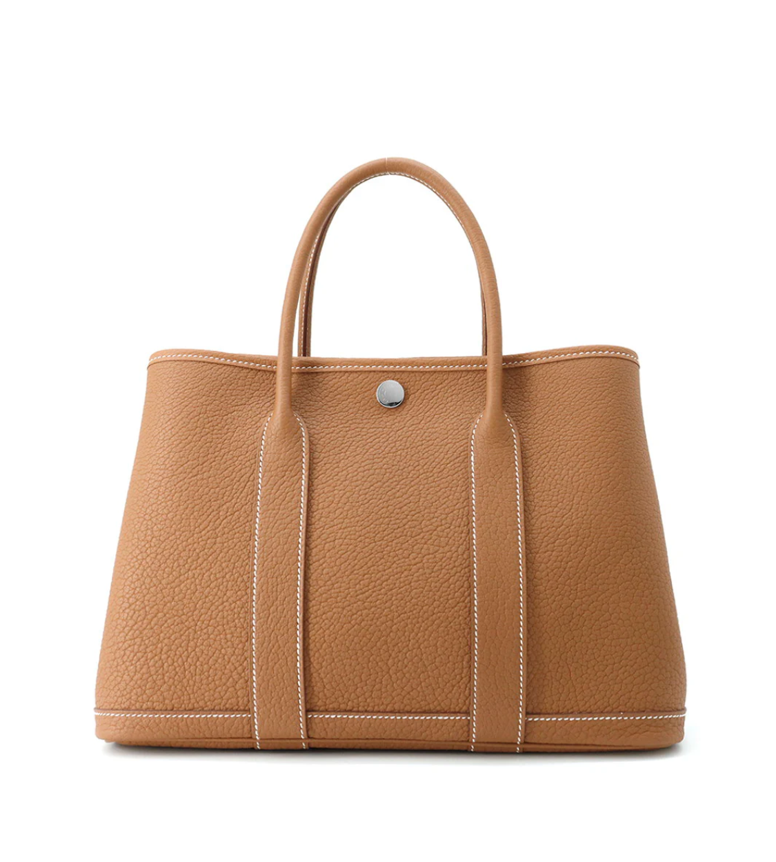 HERMES Garden Party Gold Negonda Leather