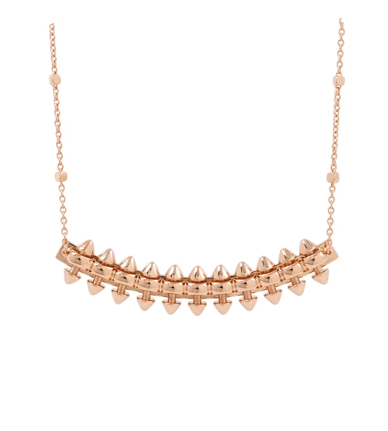 CARTIER Clash de Cartier MM 18K Pink Gold Necklace