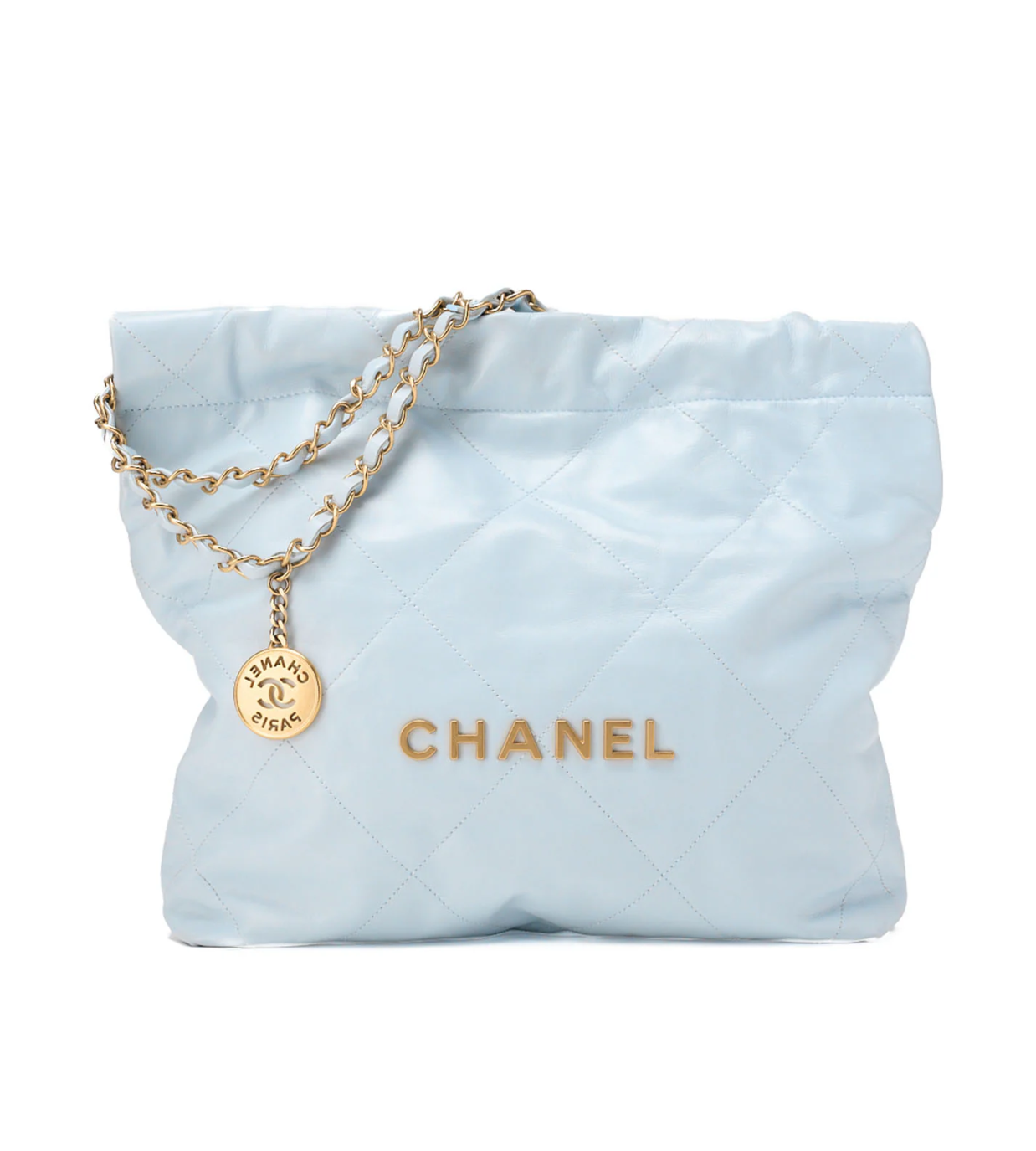 CHANEL 22 Calfskin Mint