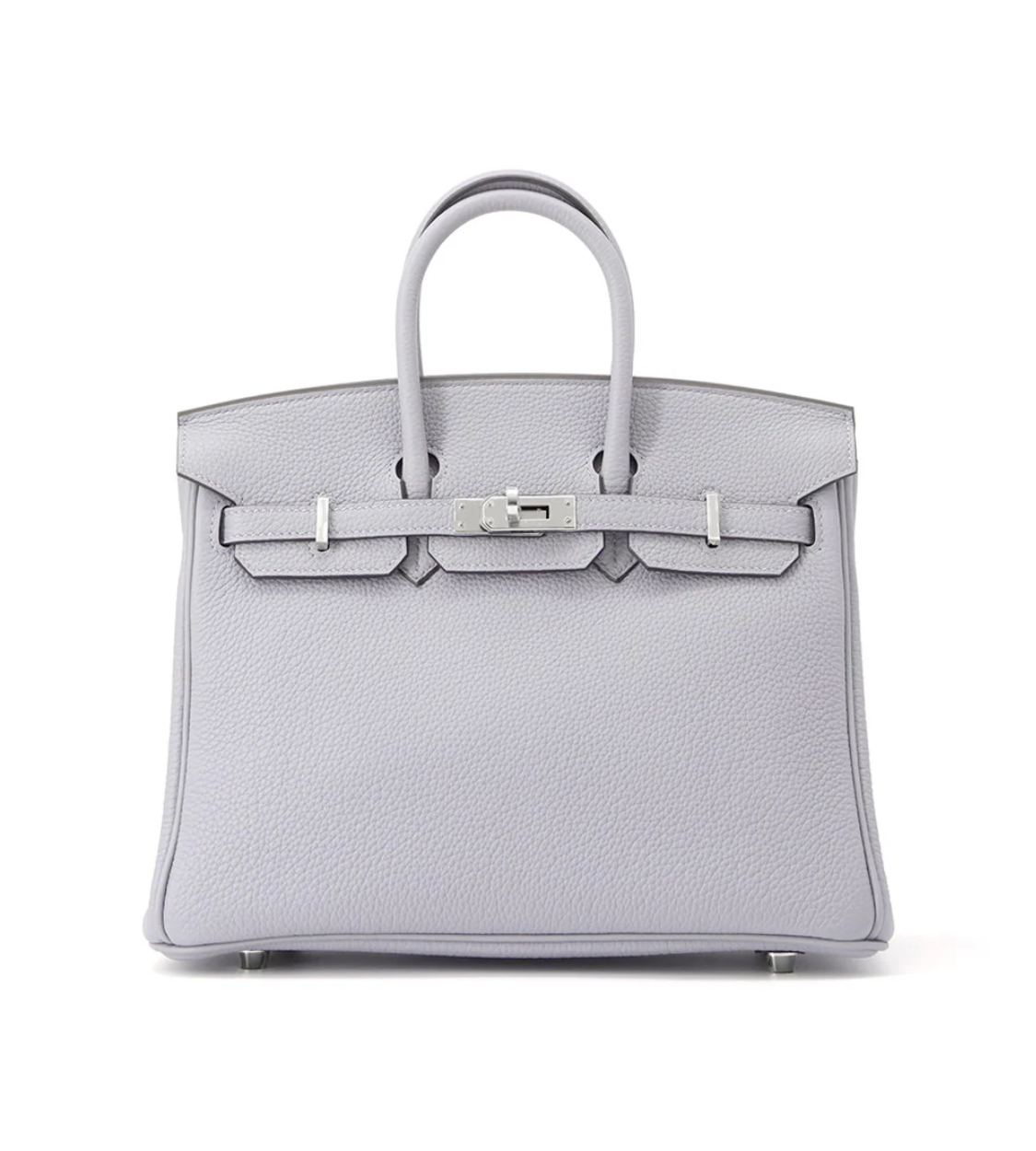 HERMES Birkin 25 Green Pantan Togo Leather