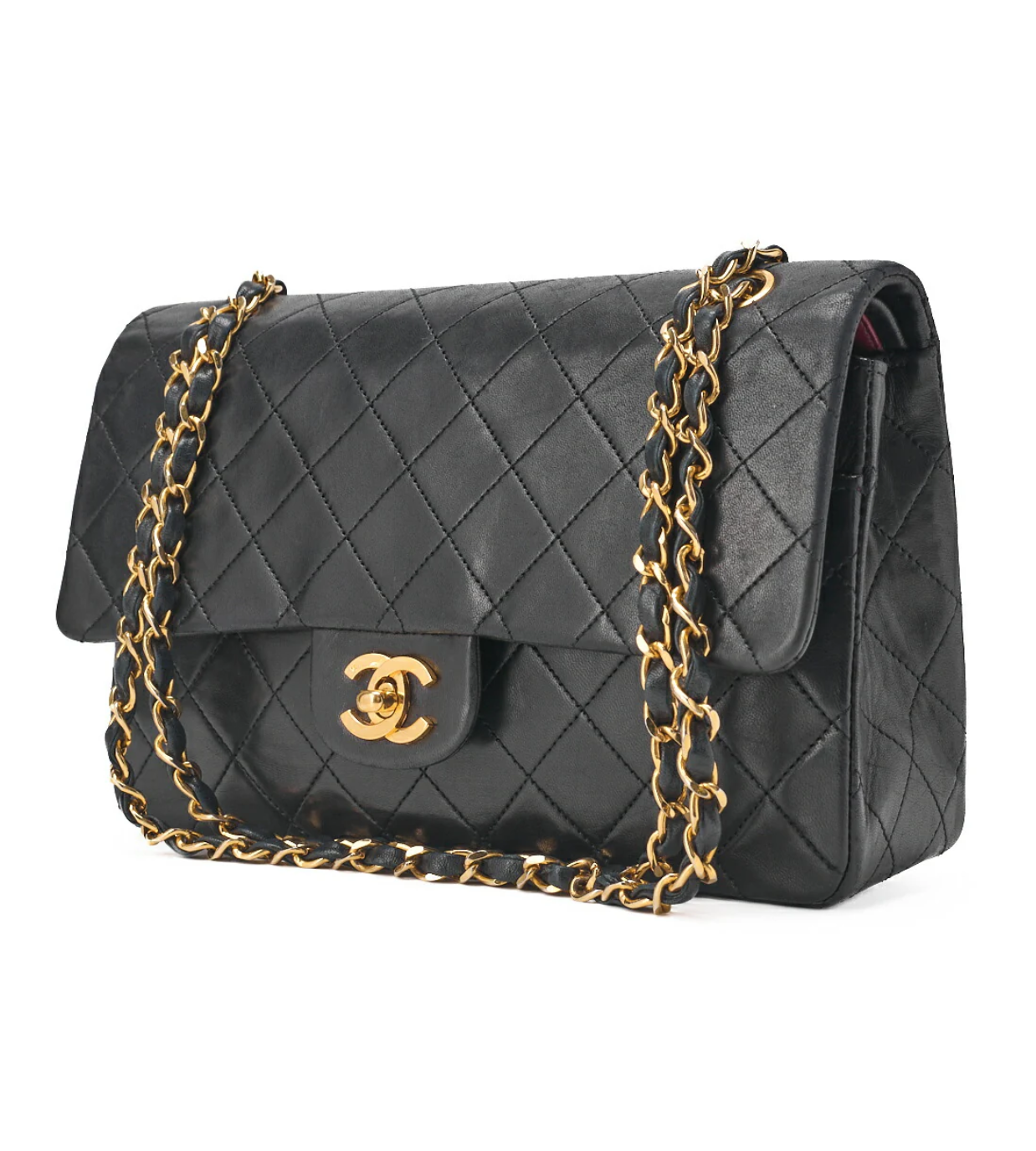 CHANEL Double Flap Chain Shoulder Bag
