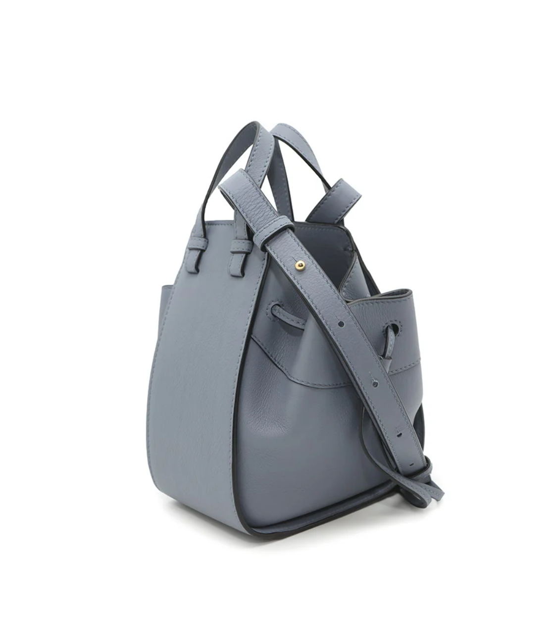 LOEWE Hammock Mini Drawstring Blue Bag