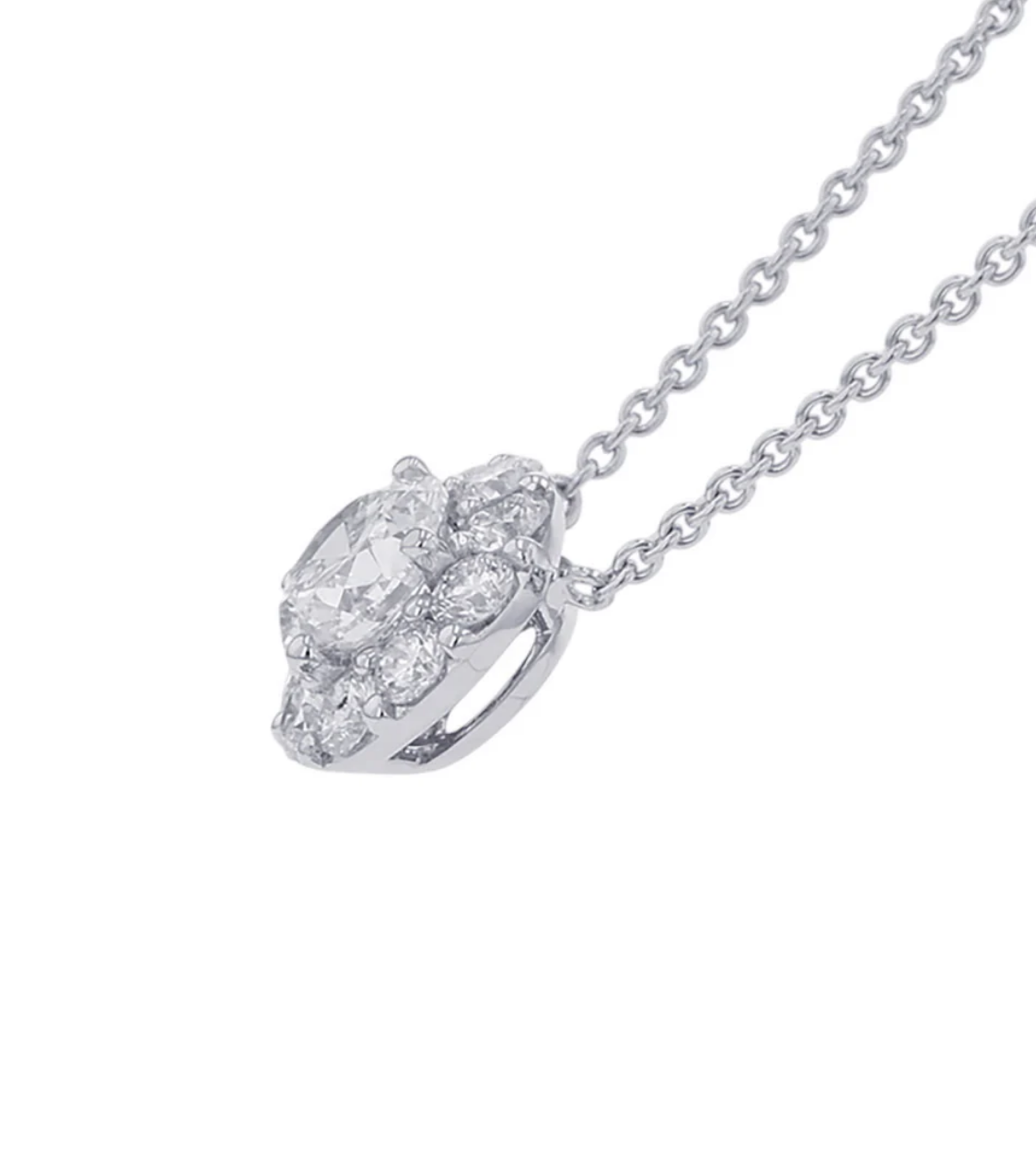 GRAFF Icon Round Diamond 18K White Gold Pendant