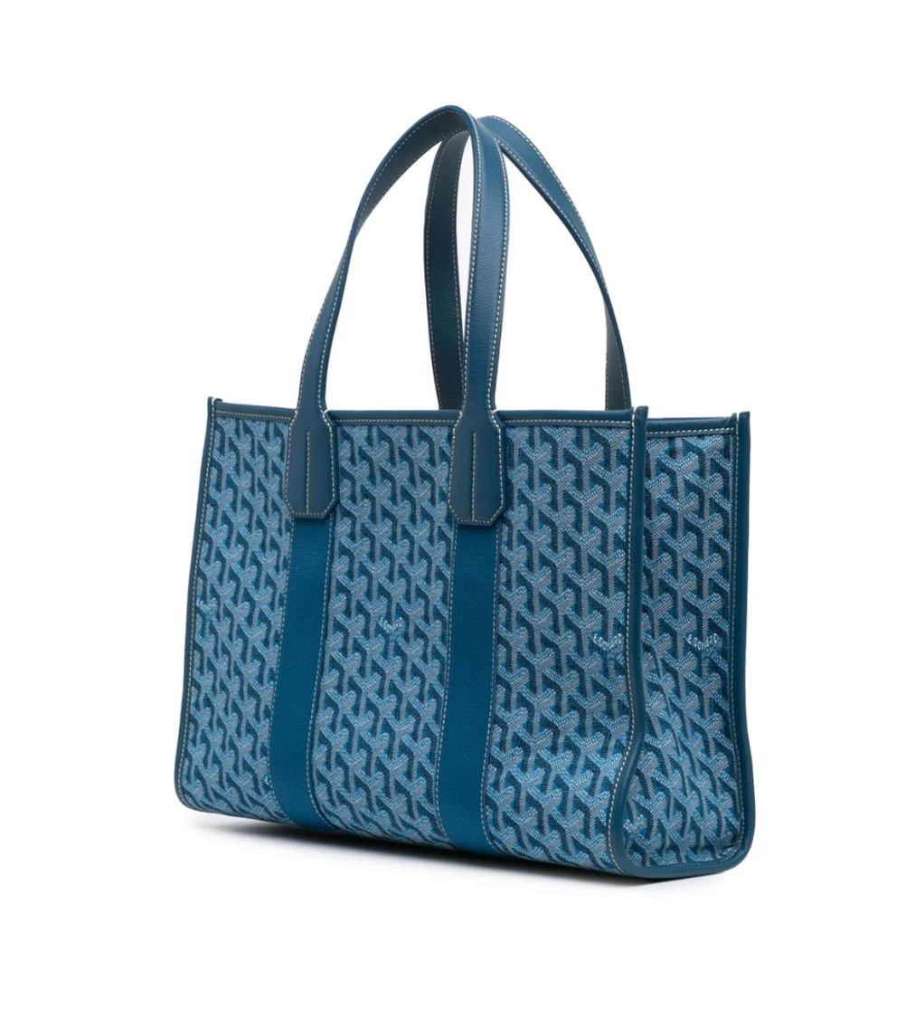 GOYARD Villette PM Ocean Blue Tote Bag