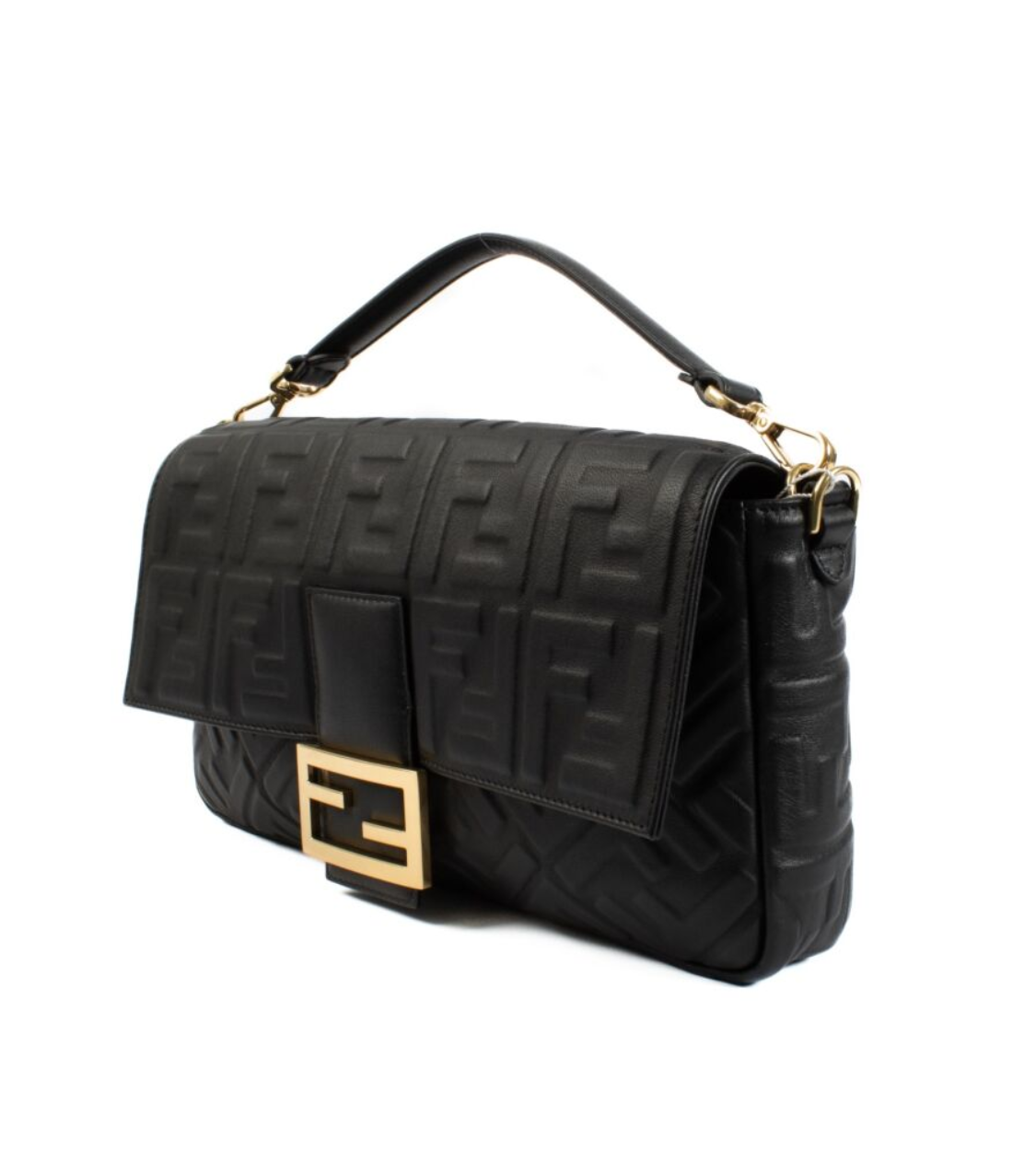 FENDI Baguette FF Lambskin
