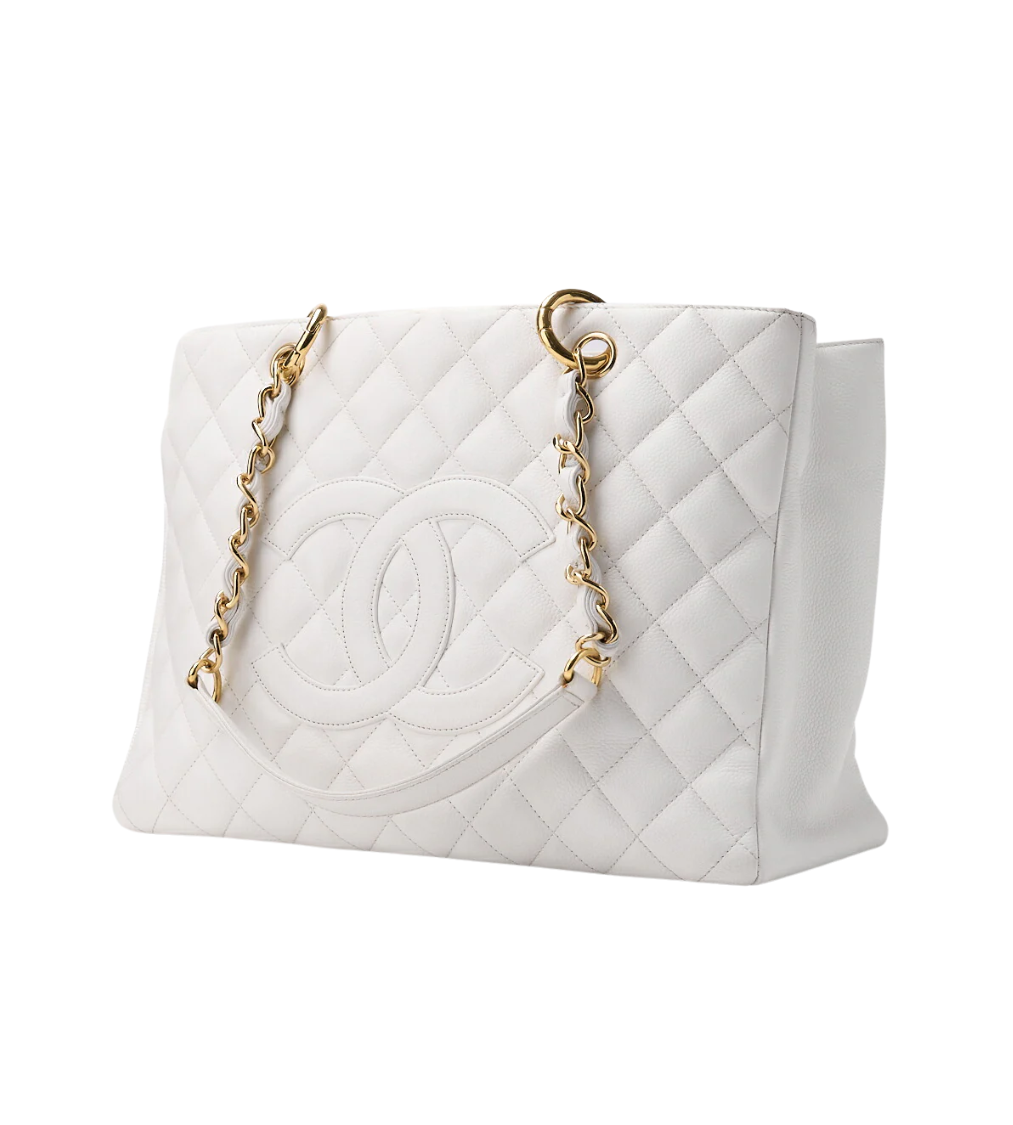 CHANEL Matelasse Coco Caviar Tote Bag