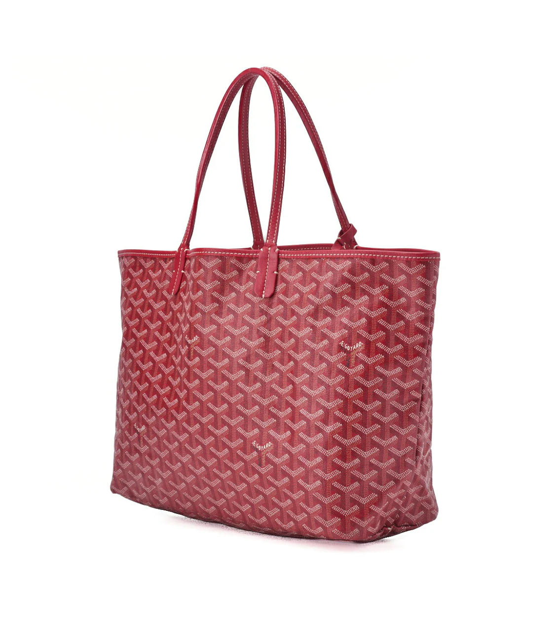 GOYARD Saint Louis PM Tote Bag in Red