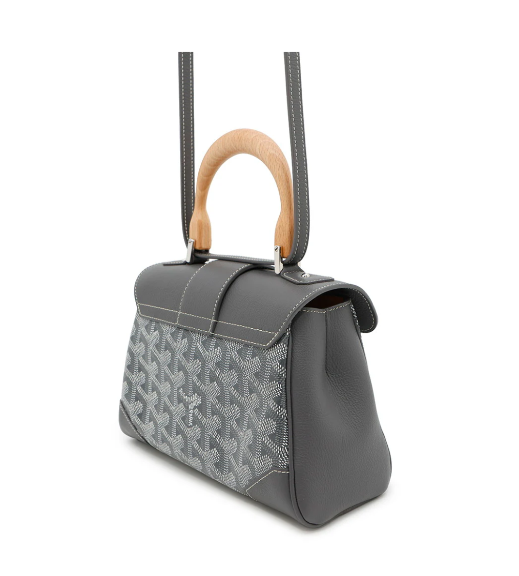 GOYARD Saigon Mini Gray Leather