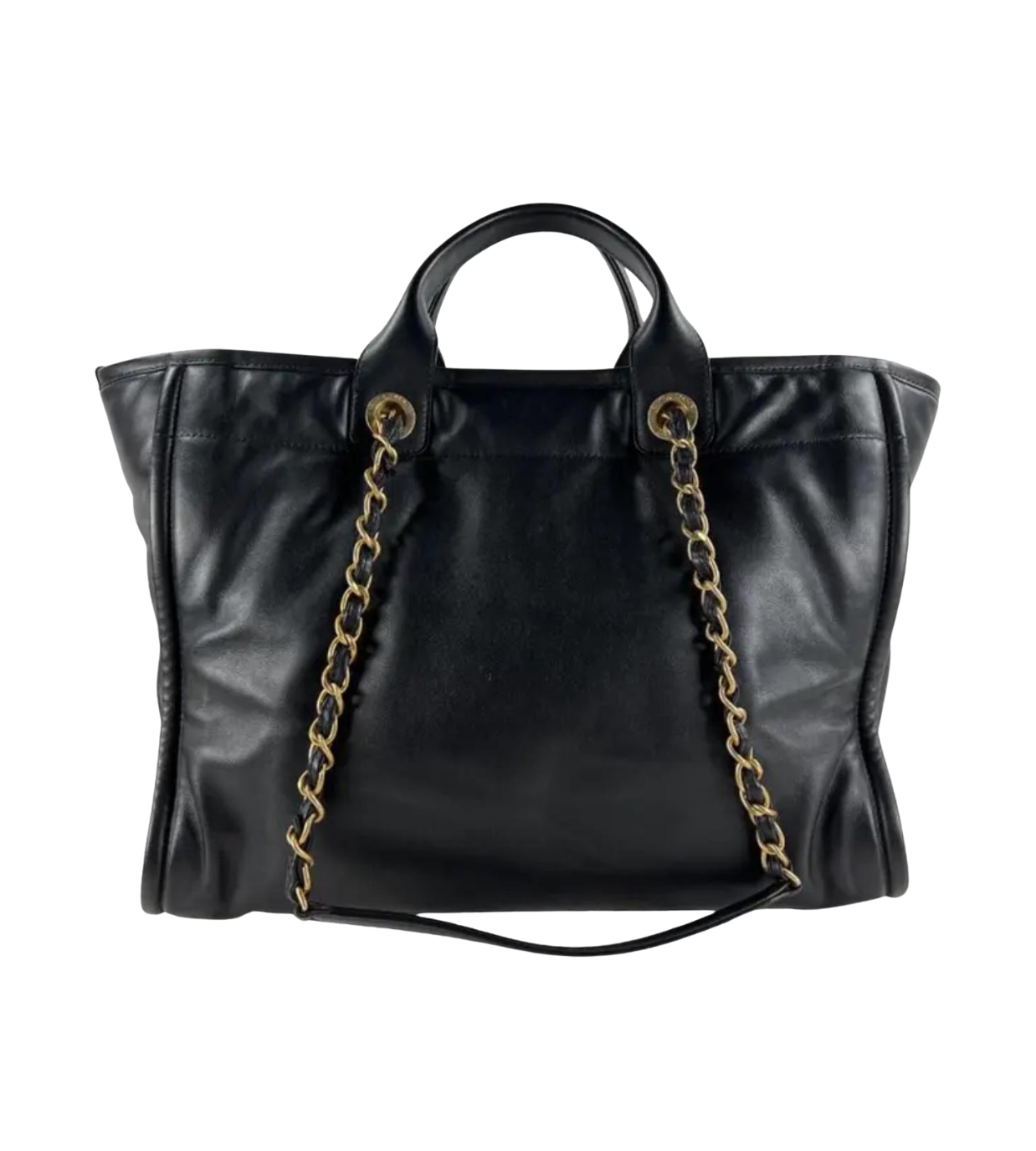 CHANEL Deauville Black Lambskin