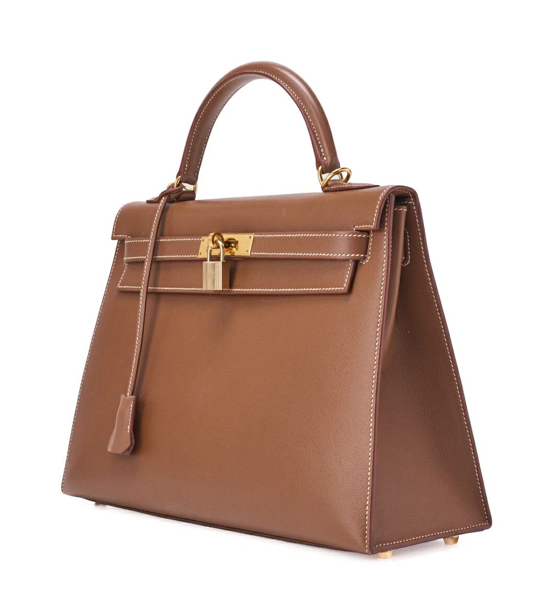 HERMES Kelly 32 External Gulliver Brown