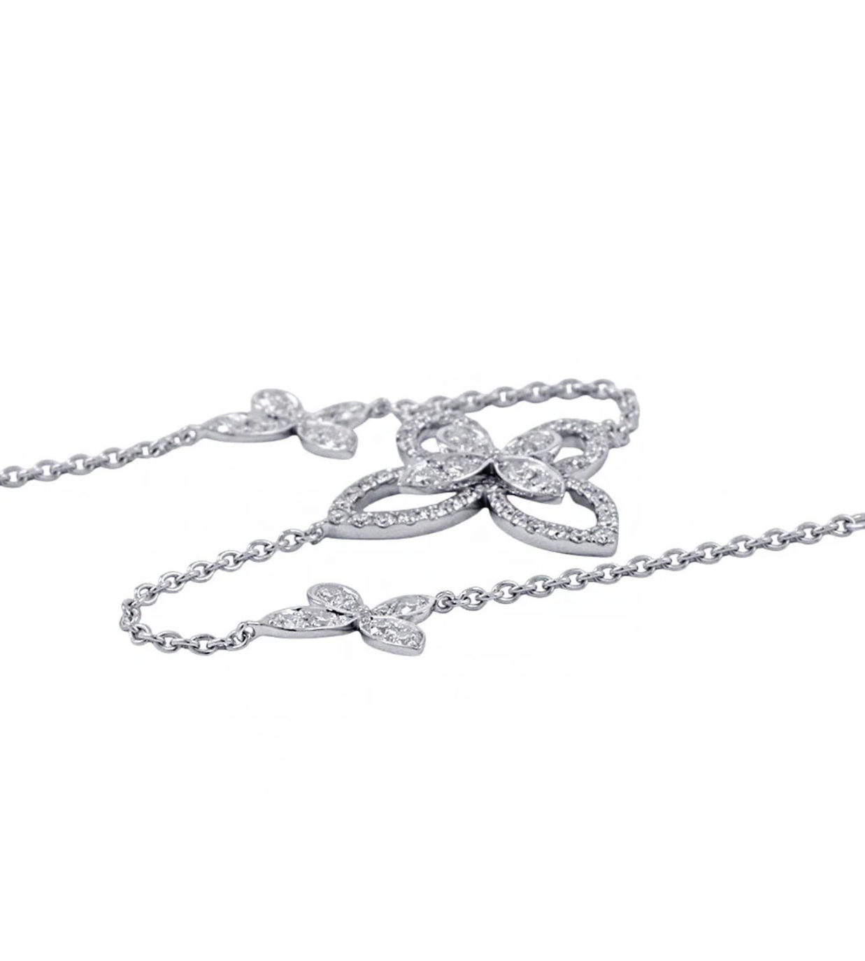 GRAFF Butterfly Diamond Bracelet 18K White Gold