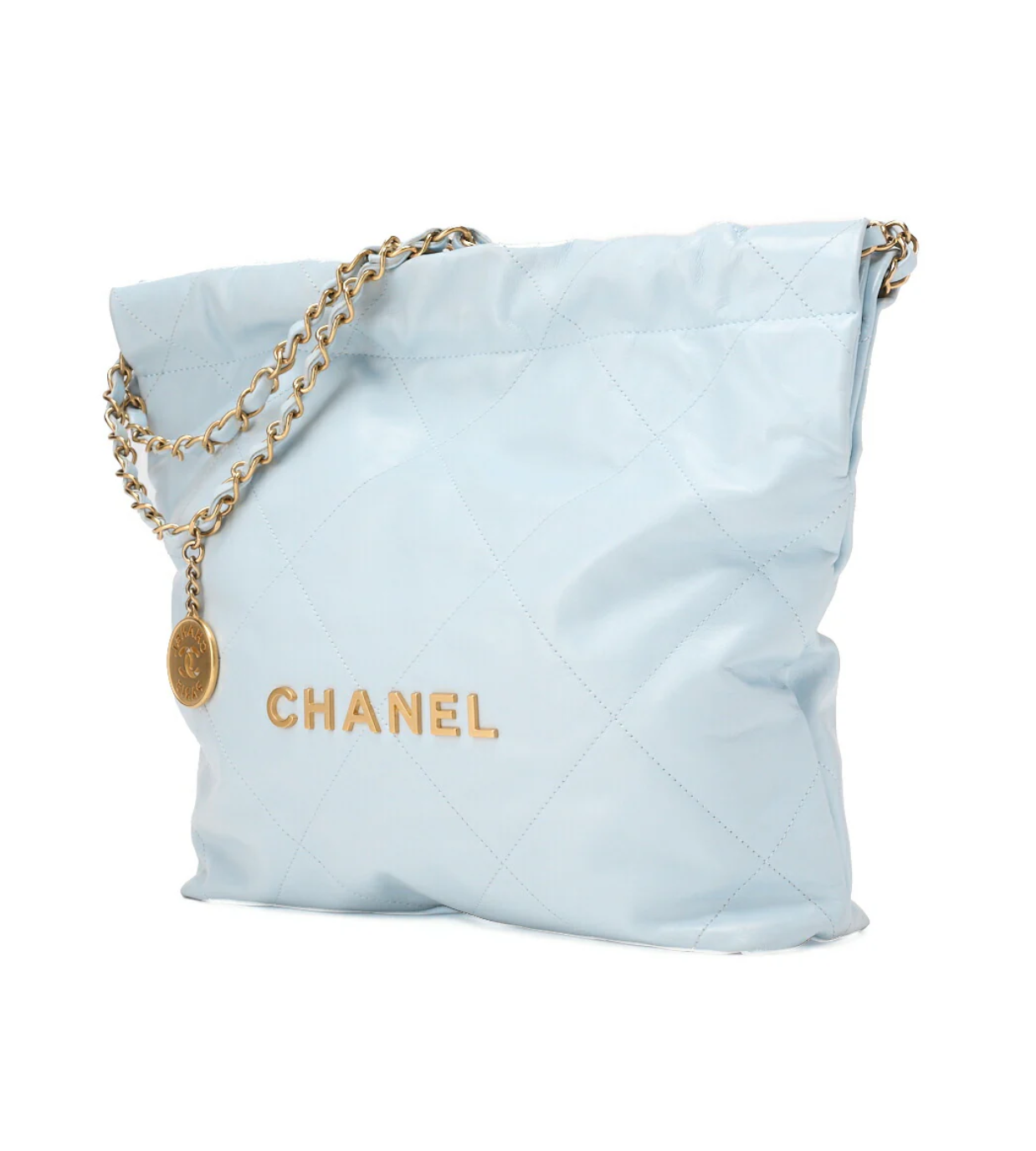 CHANEL 22 Calfskin Mint