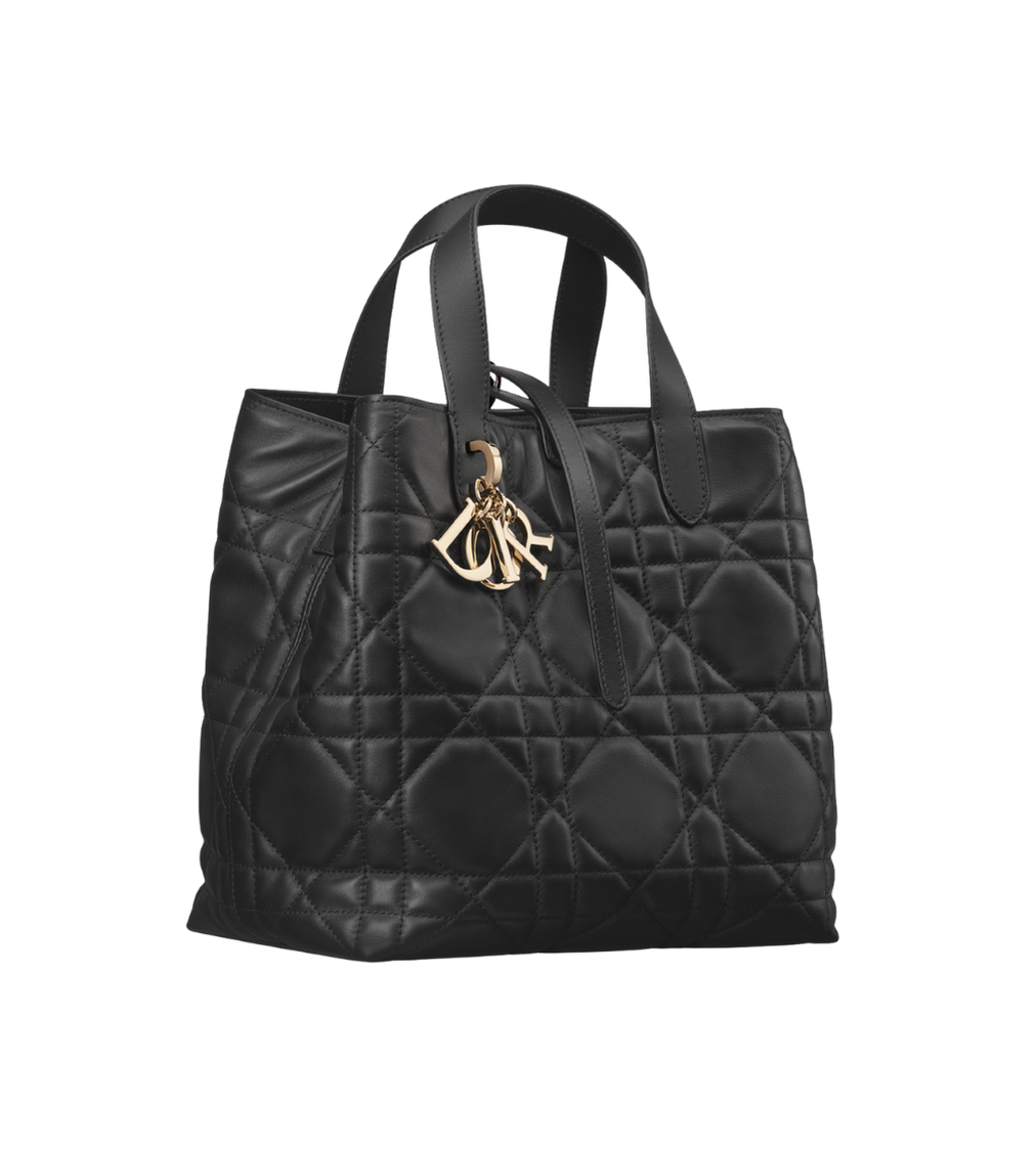 DIOR To Jules Macrocannage Black Calf Leather