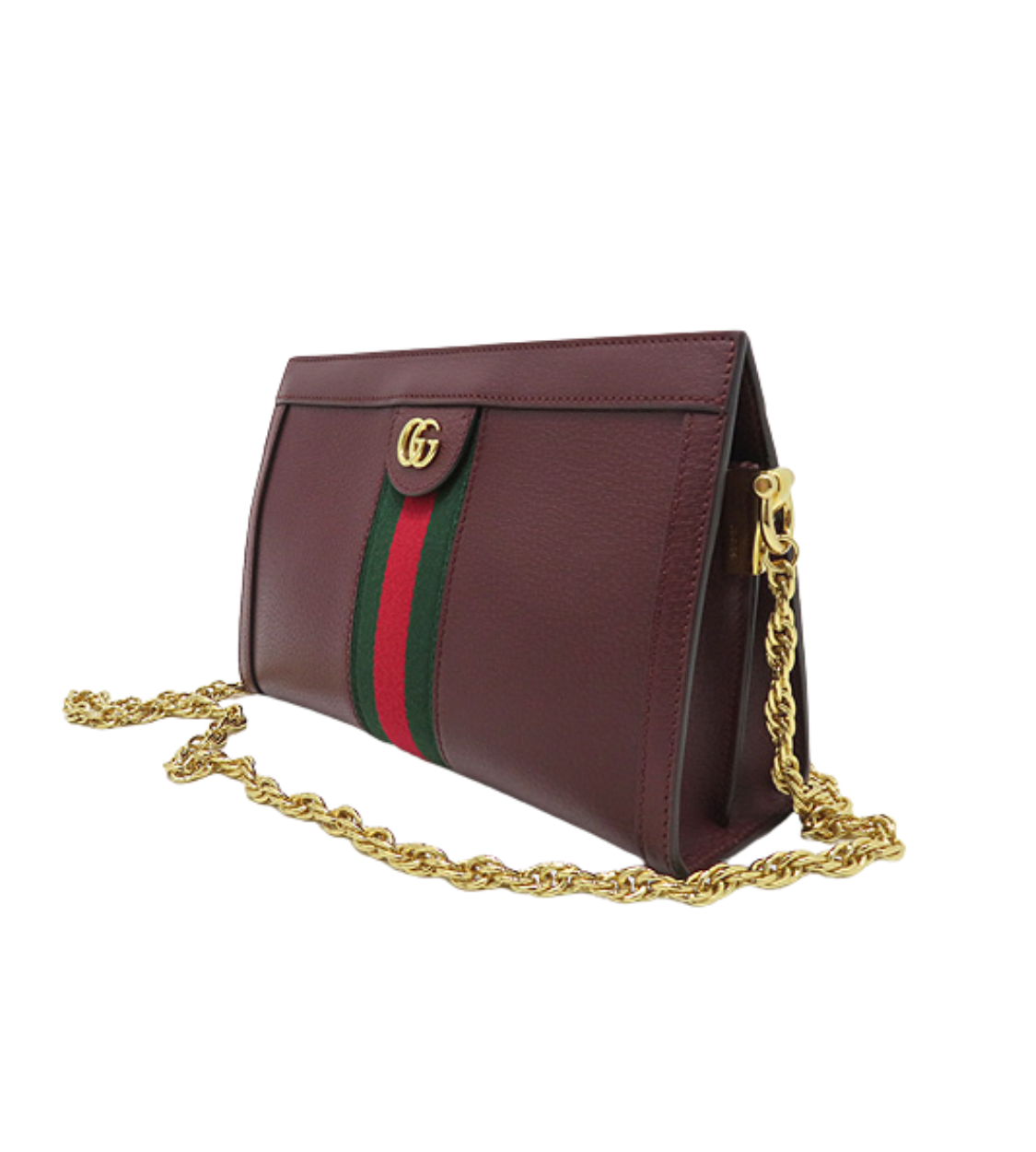 GUCCI Ophidia Bordeaux Chain Shoulder Bag