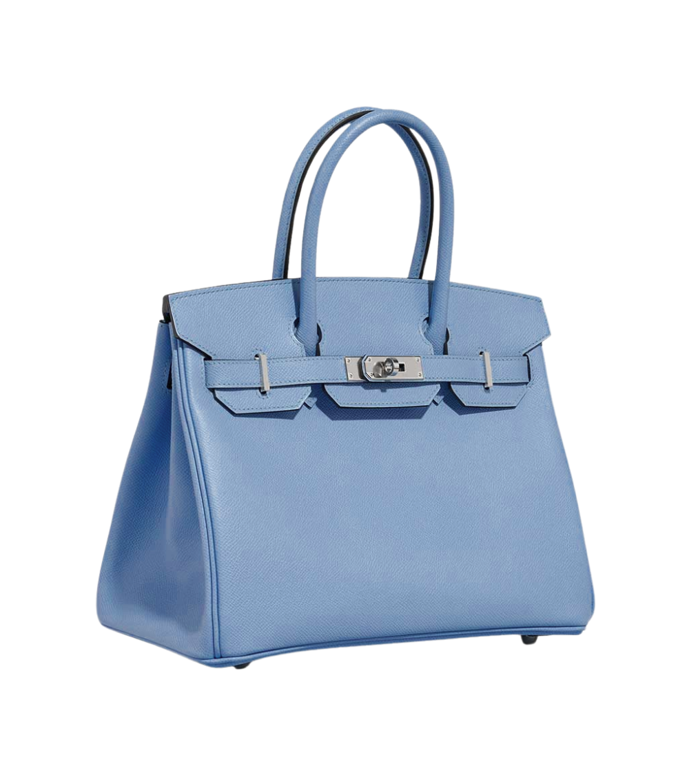 HERMES Birkin 30 Azur Epsom