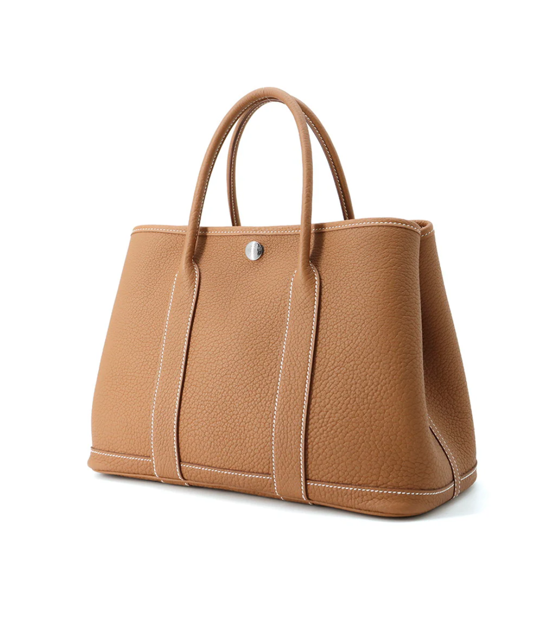 HERMES Garden Party Gold Negonda Leather