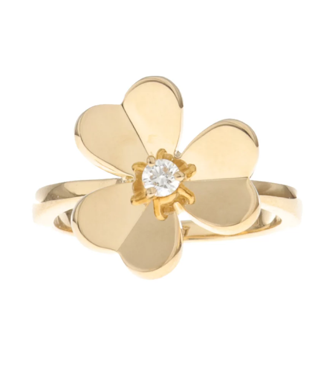 Van Cleef & Arpels Frivole S-M 18K Yellow Gold Ring