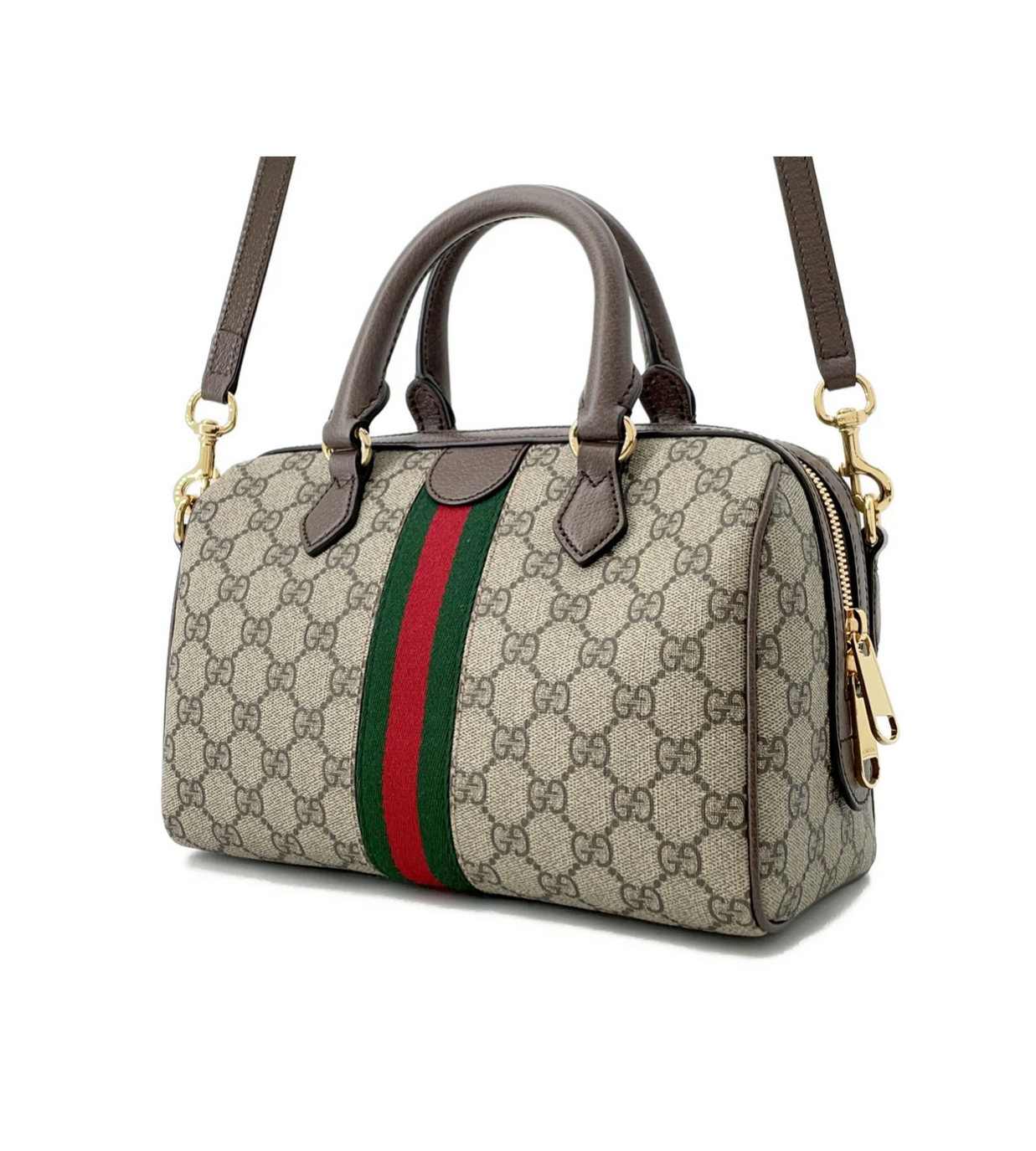 GUCCI Ophidia GG Supreme Boston Medium Bag
