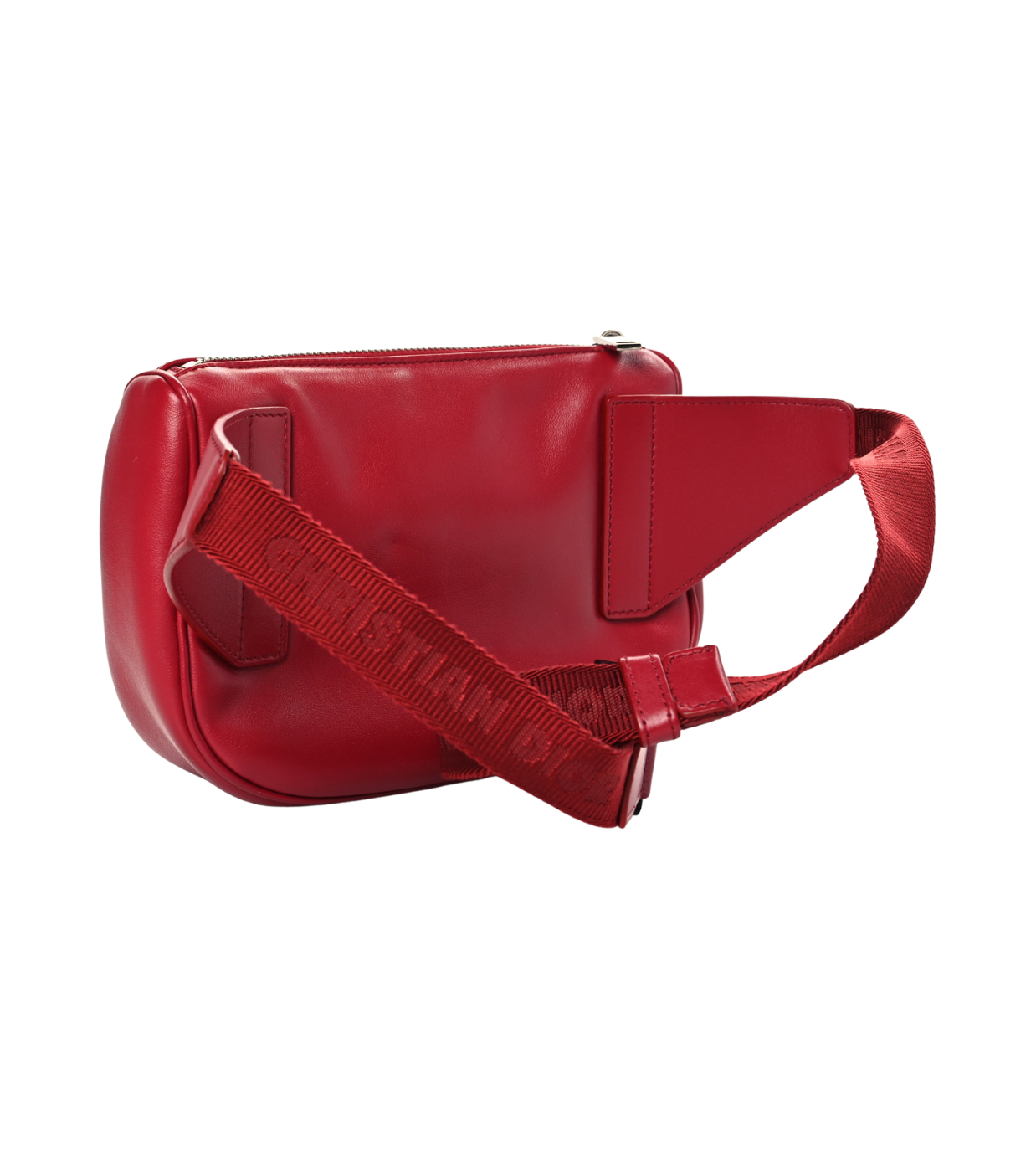 DIOR Galaxy Saddle Red Leather Crossbody Bag