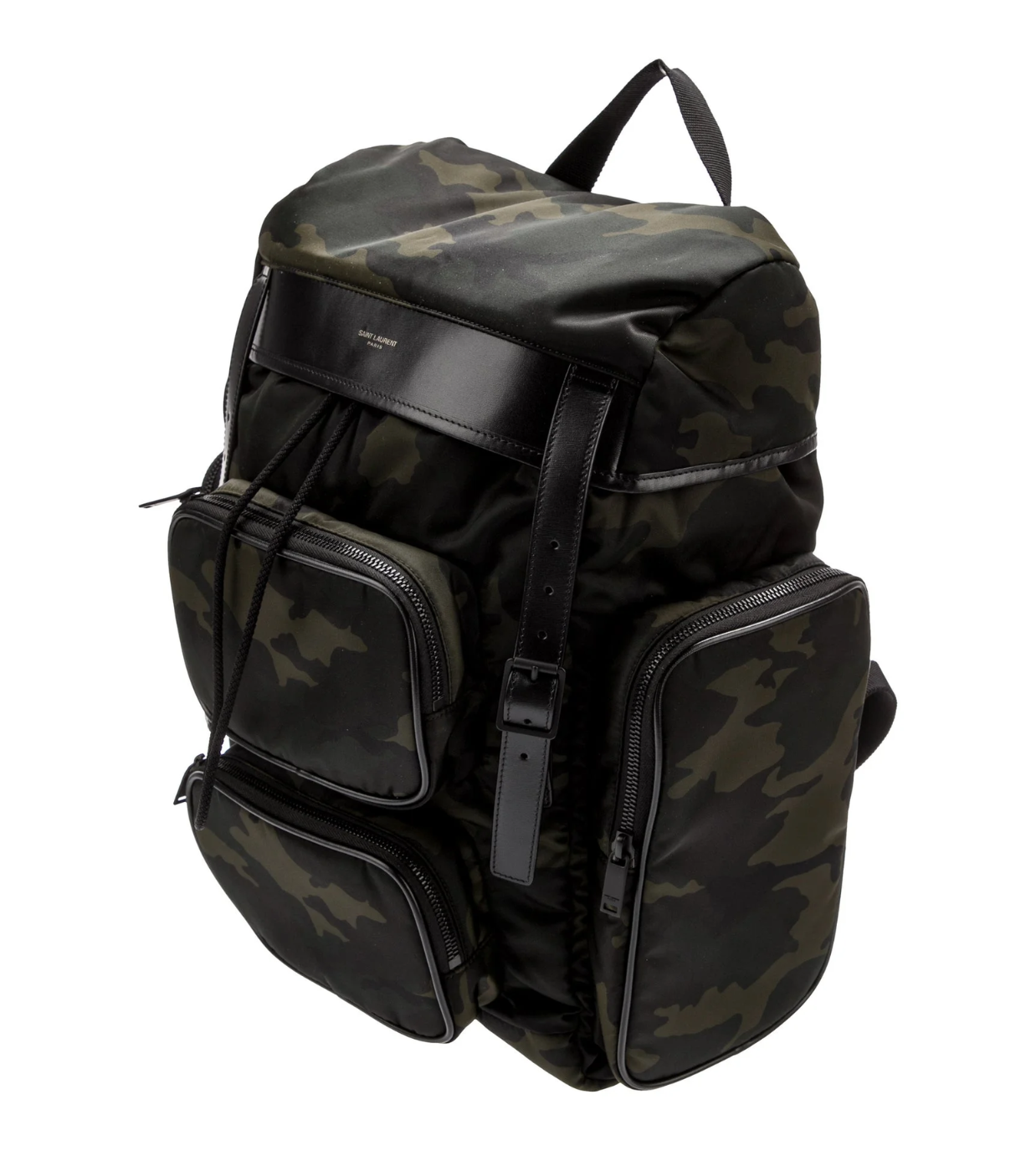 SAINT LAURENT Hunt Camouflage Nylon Backpack
