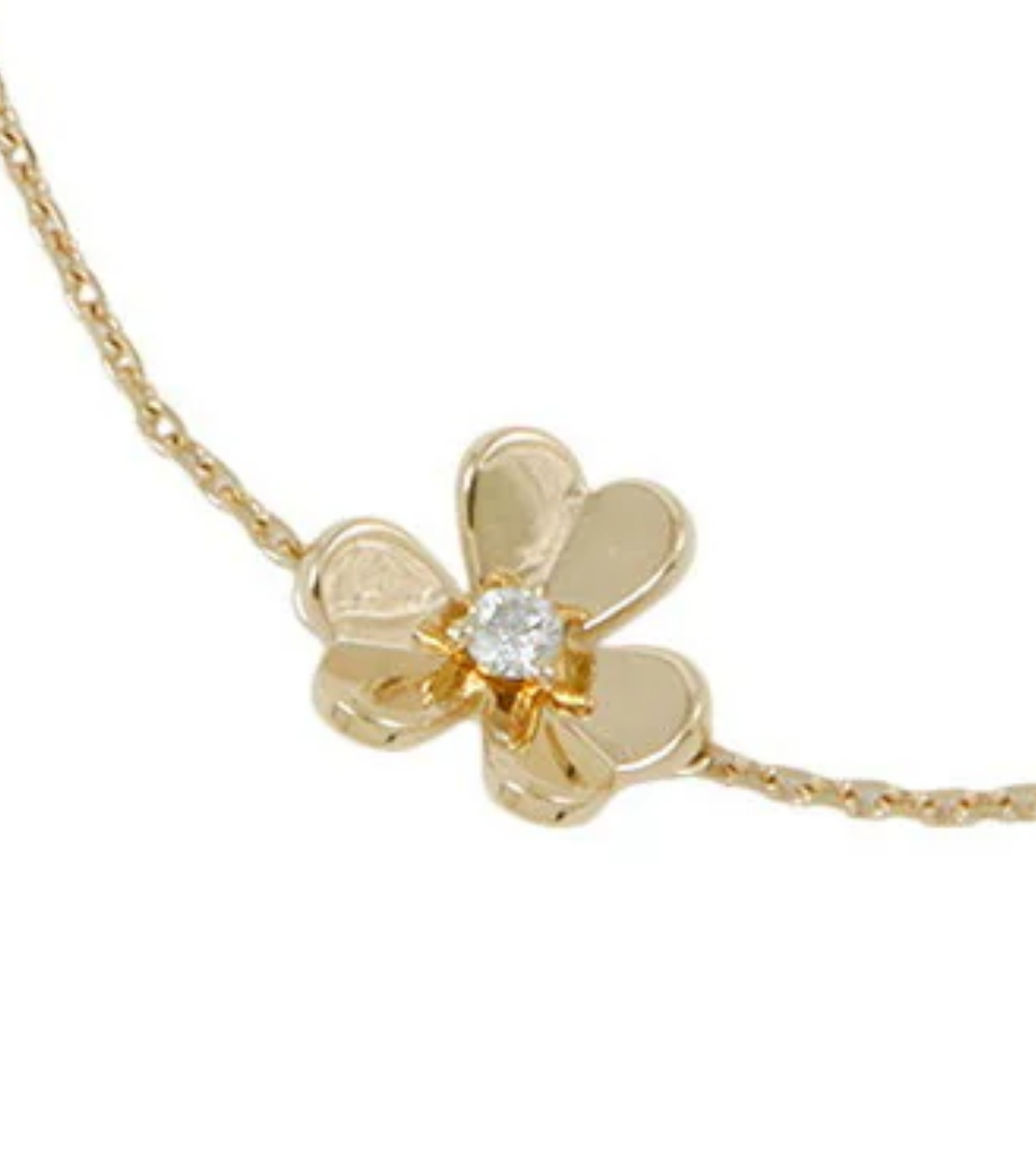 Van Cleef & Arpels Frivole Mini 18K Yellow Gold Bracelet