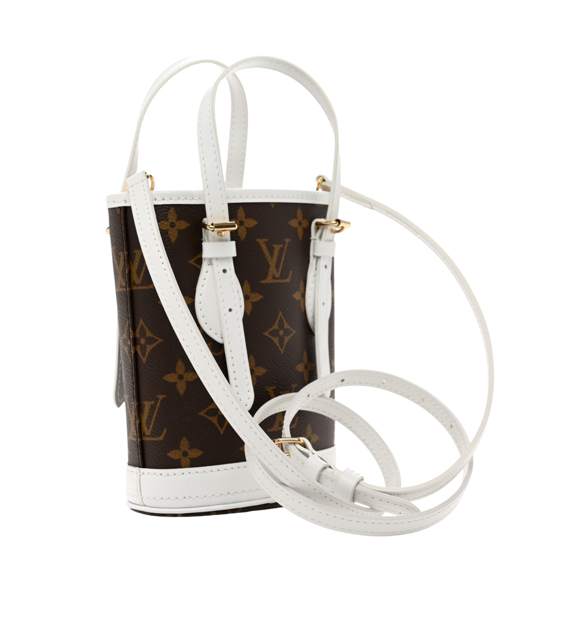 LOUIS VUITTON Nano Bucket Monogram Shoulder Bag