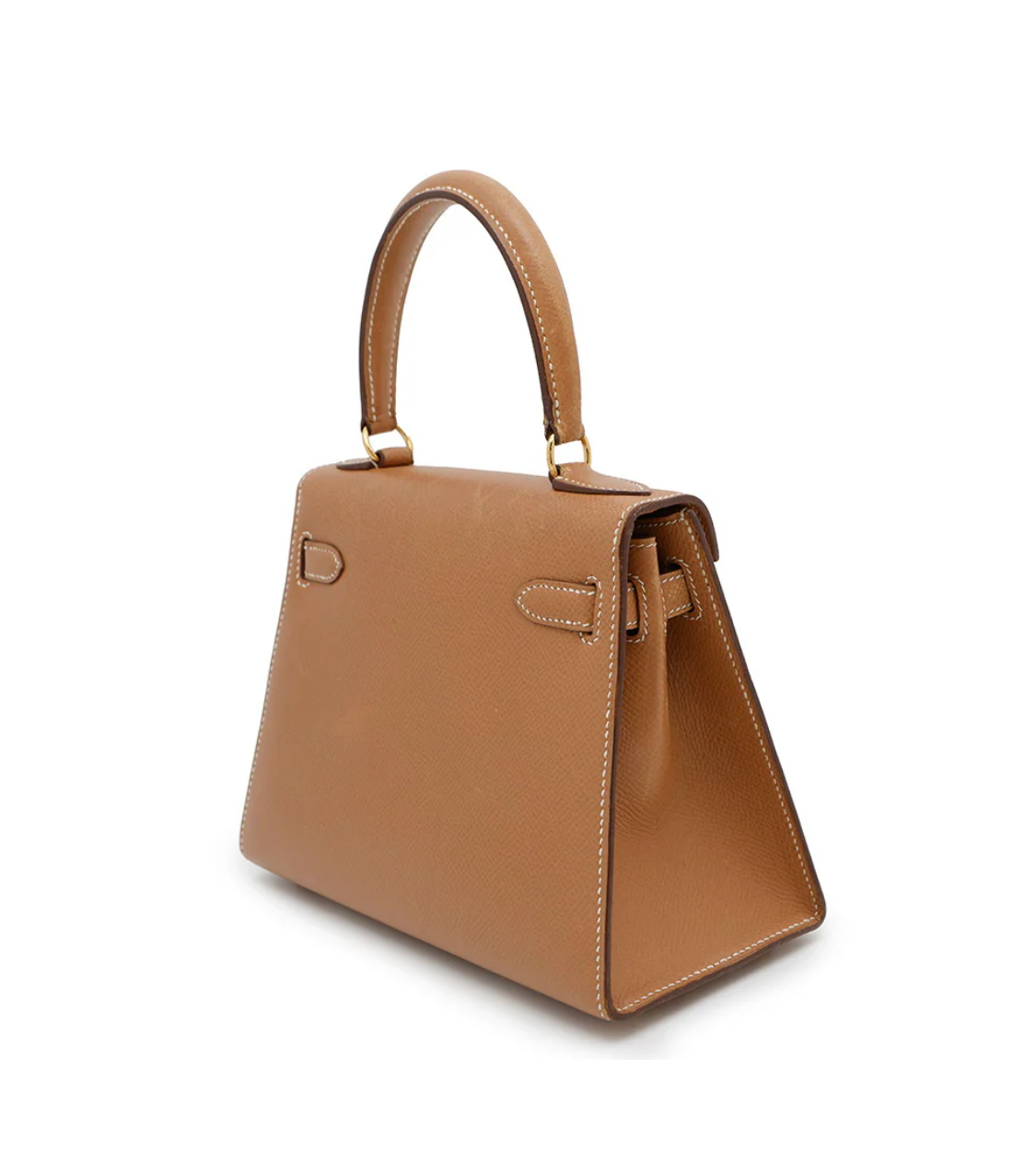 HERMES Mini Kelly Natural Courchevel